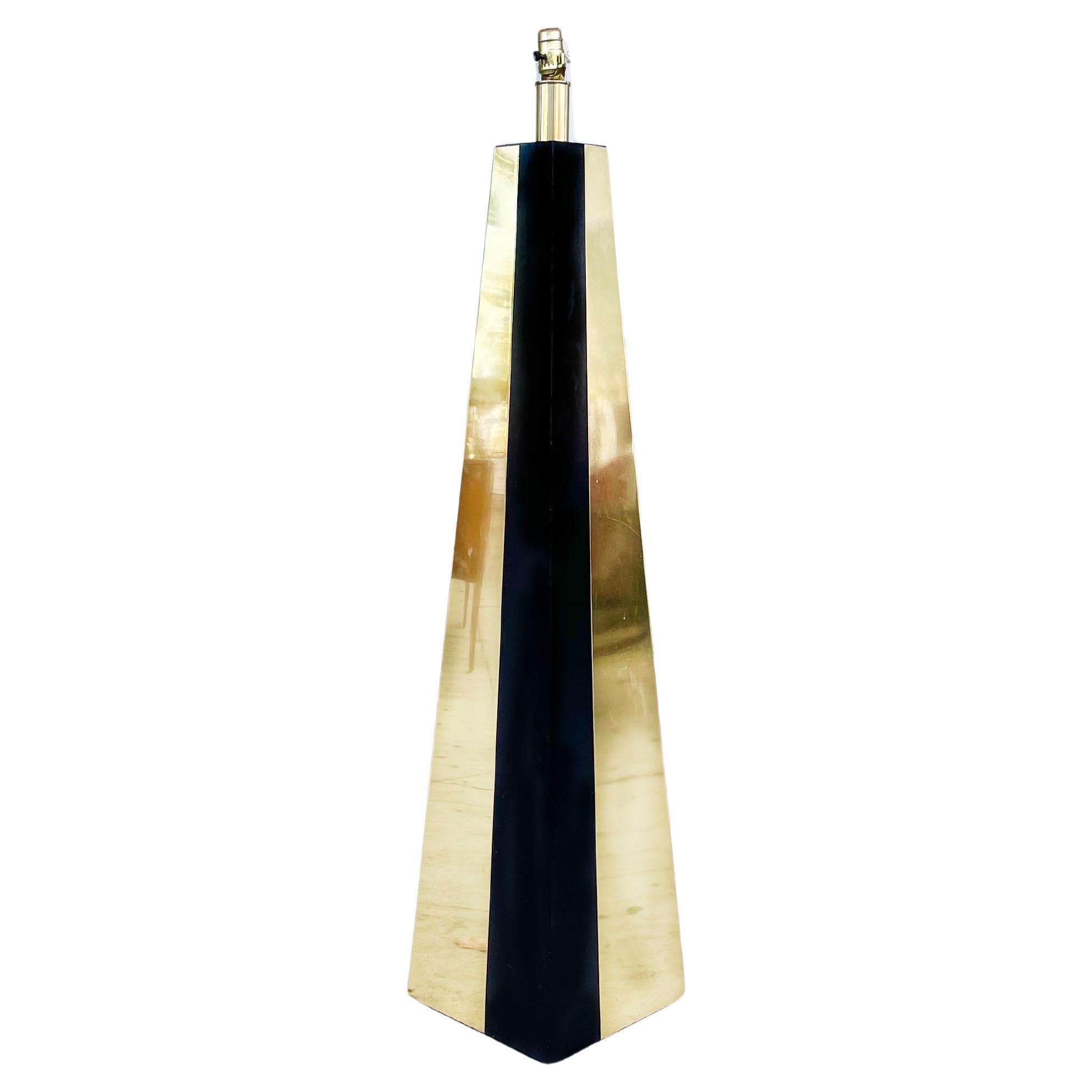 1970s Brass Floor Lamp Styled After Paul Evans For Sale