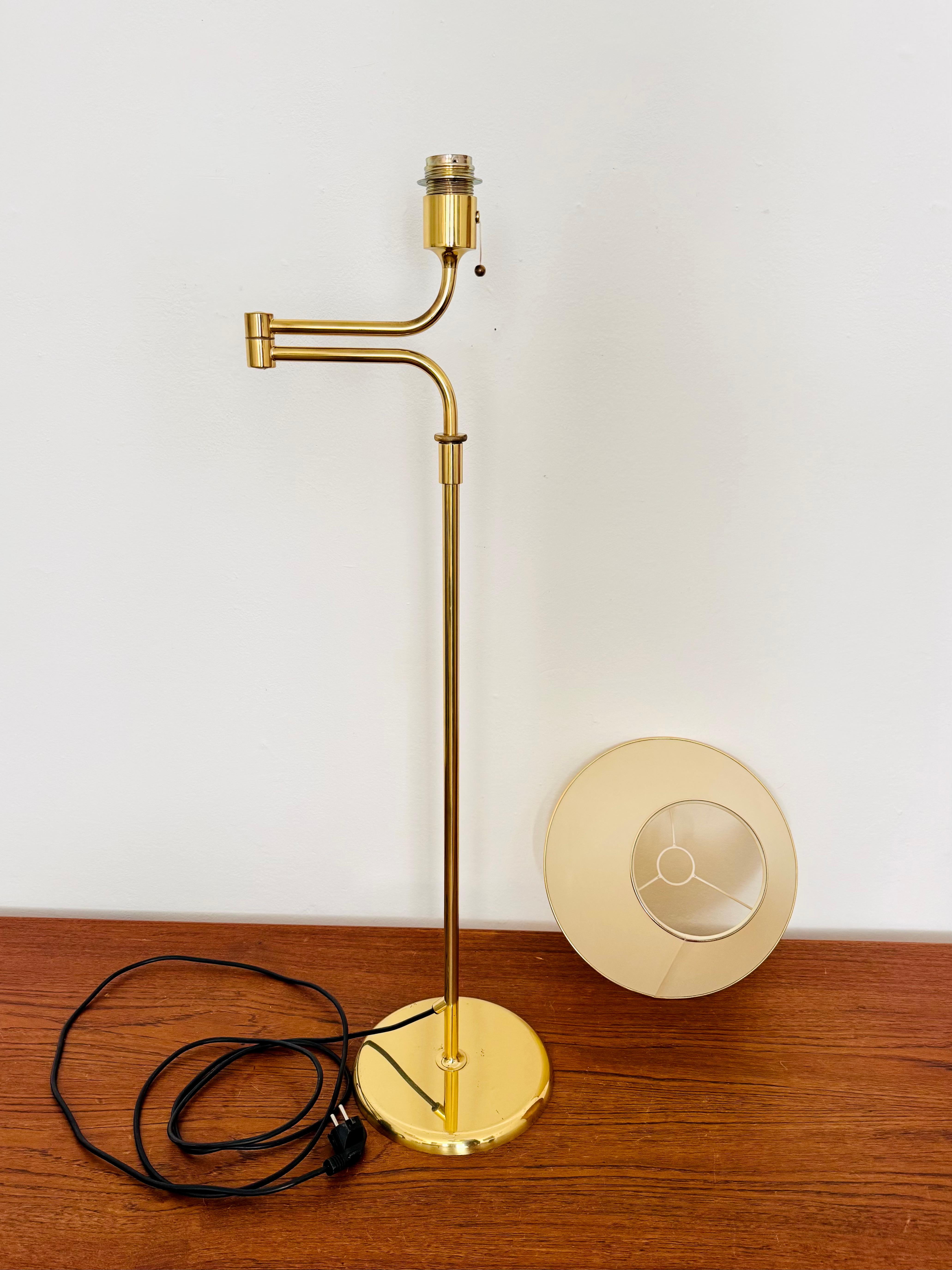 1970s brass Lesan floor lamp by Florian Schulz For Sale 9