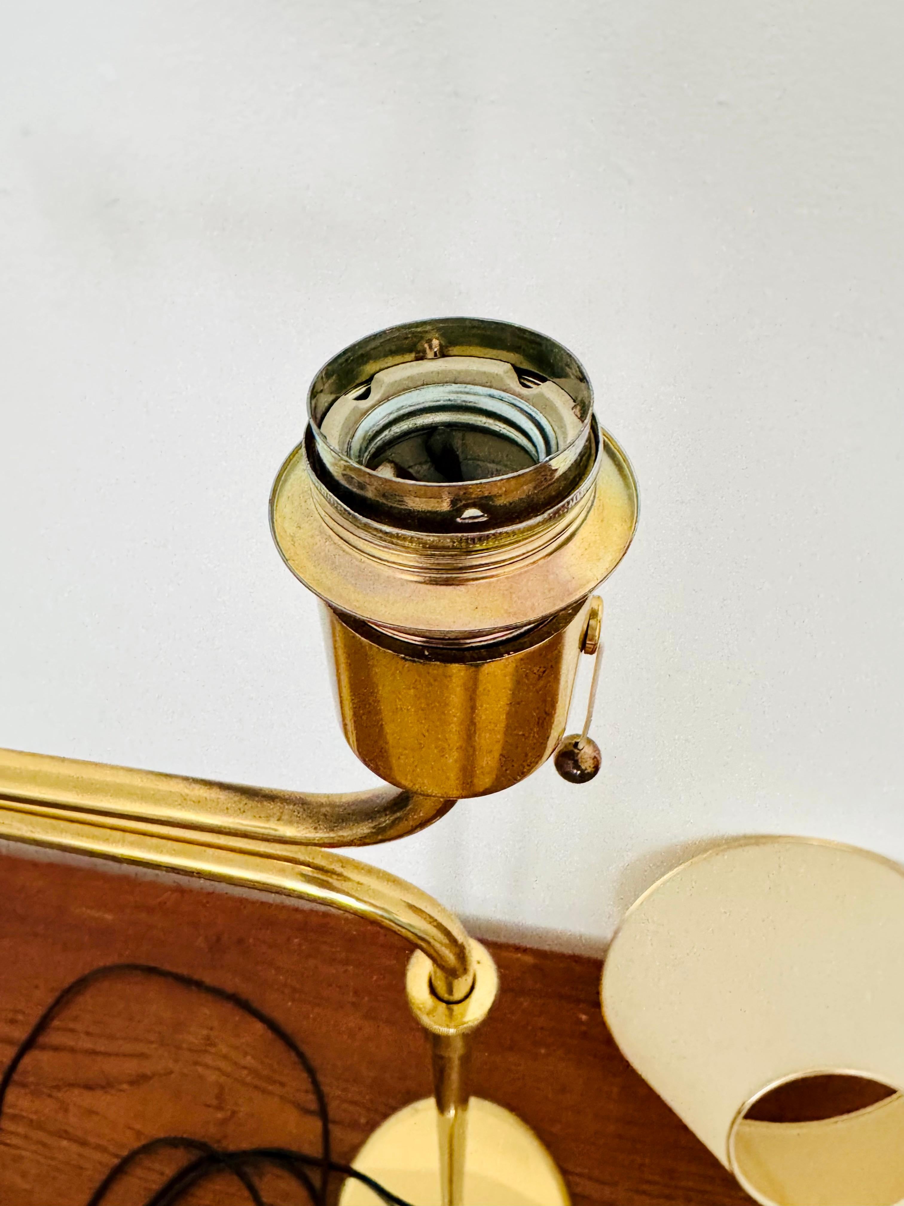 1970s brass Lesan floor lamp by Florian Schulz For Sale 10