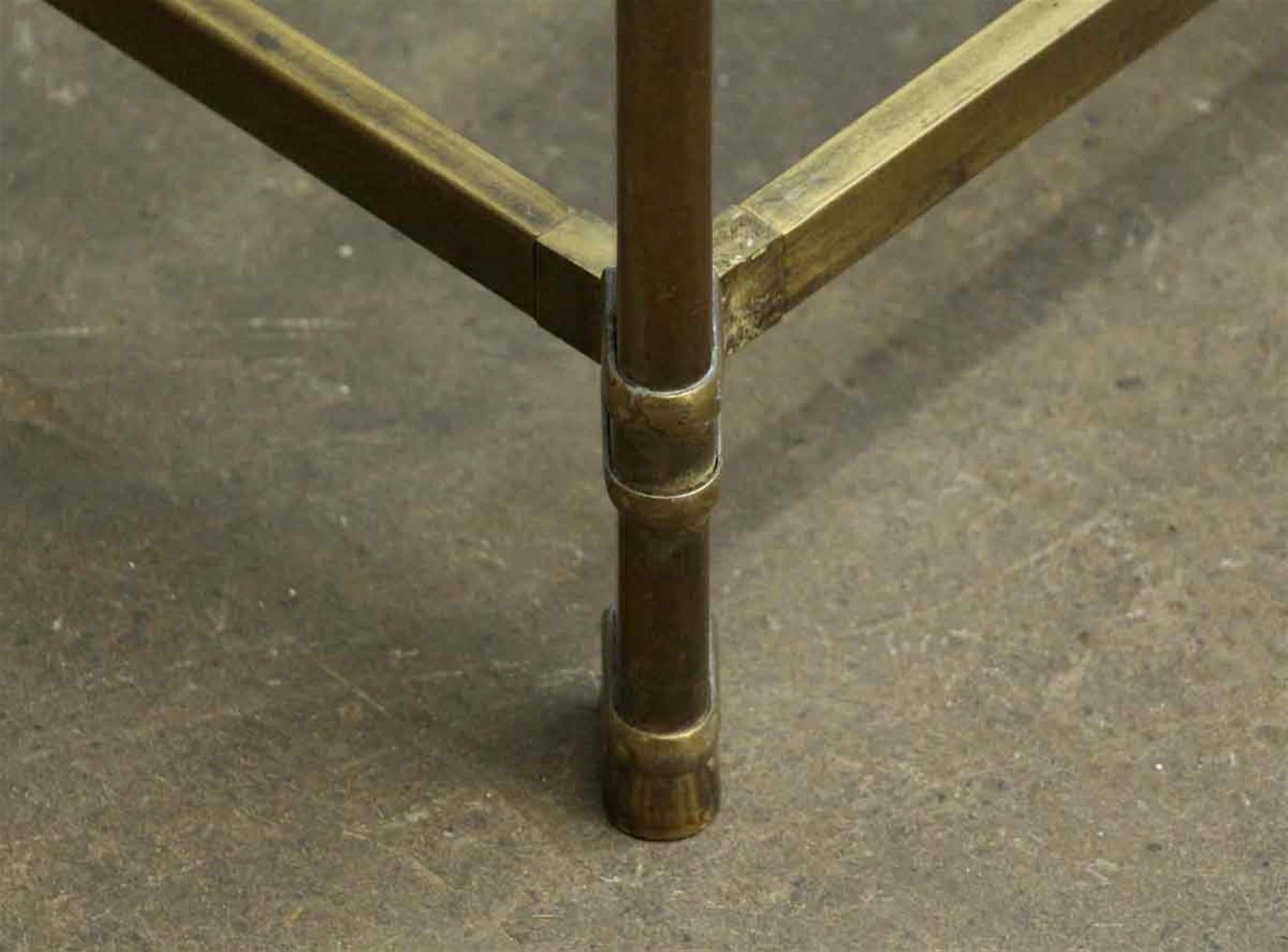 1970s Brass Mid-Century Modern End Table 1