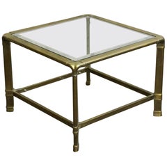 1970s Brass Mid-Century Modern End Table