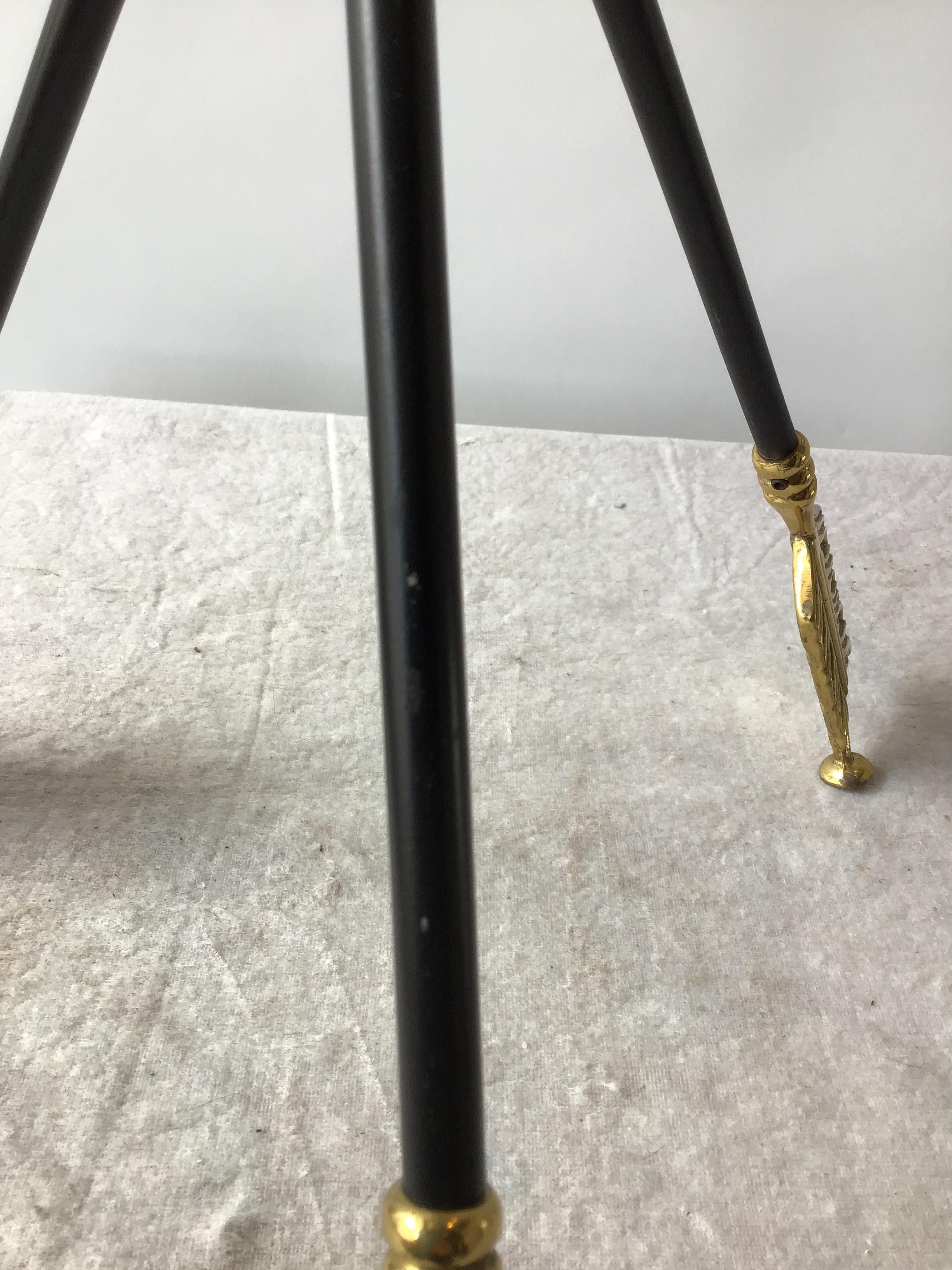 1970s Brass  Arrow Side Table 9