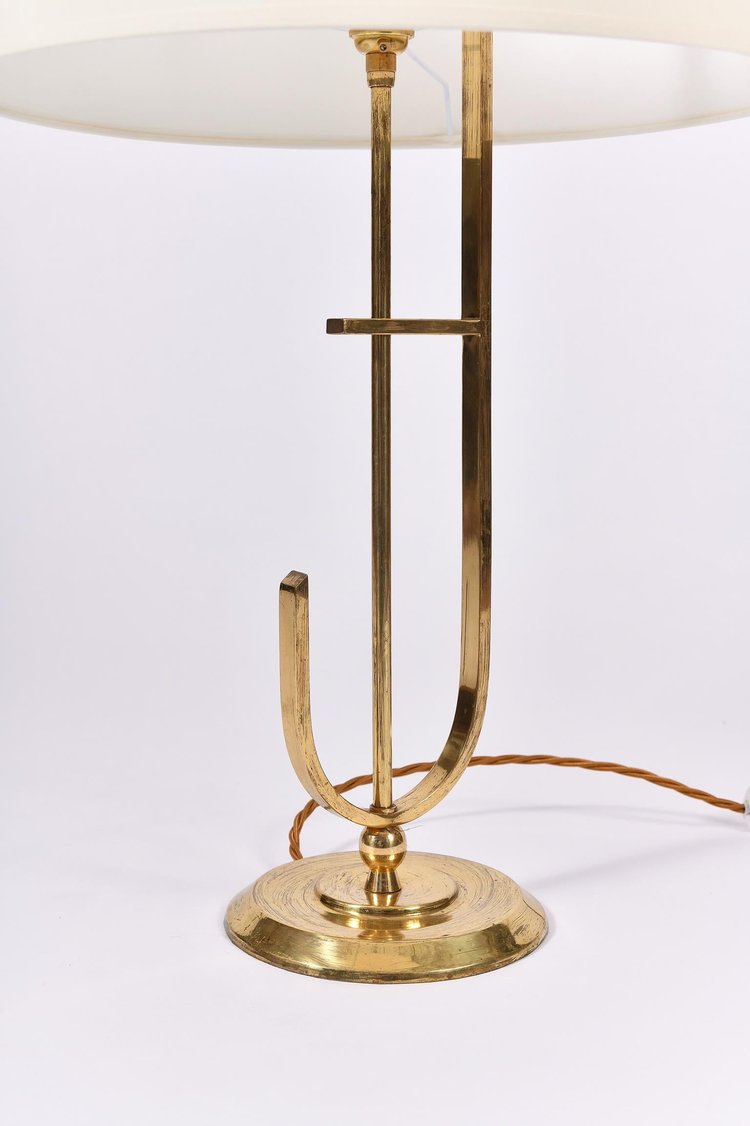 1970s Brass Table Lamp In Good Condition In London, GB