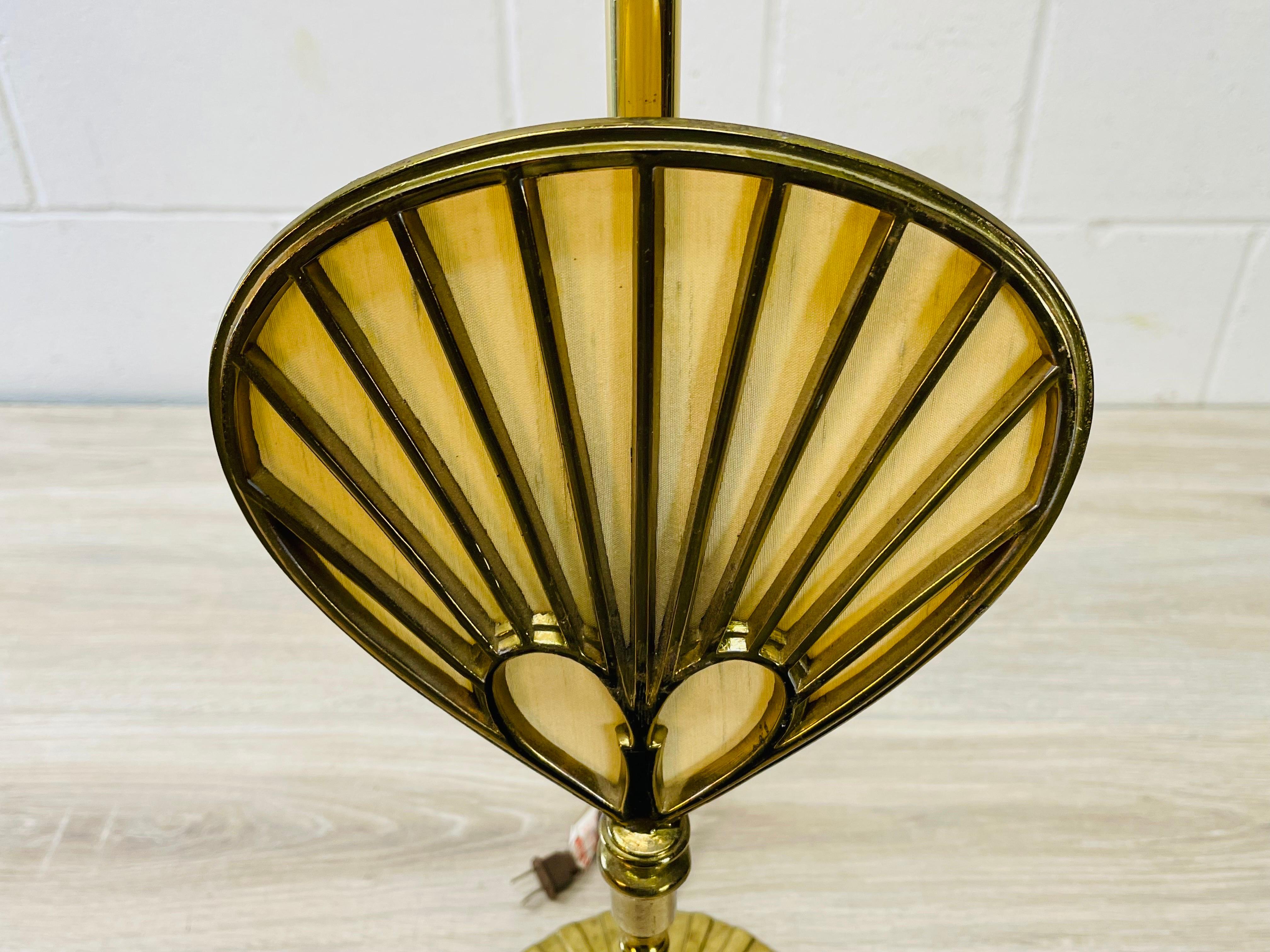 1970s Brass Table Lamp 1
