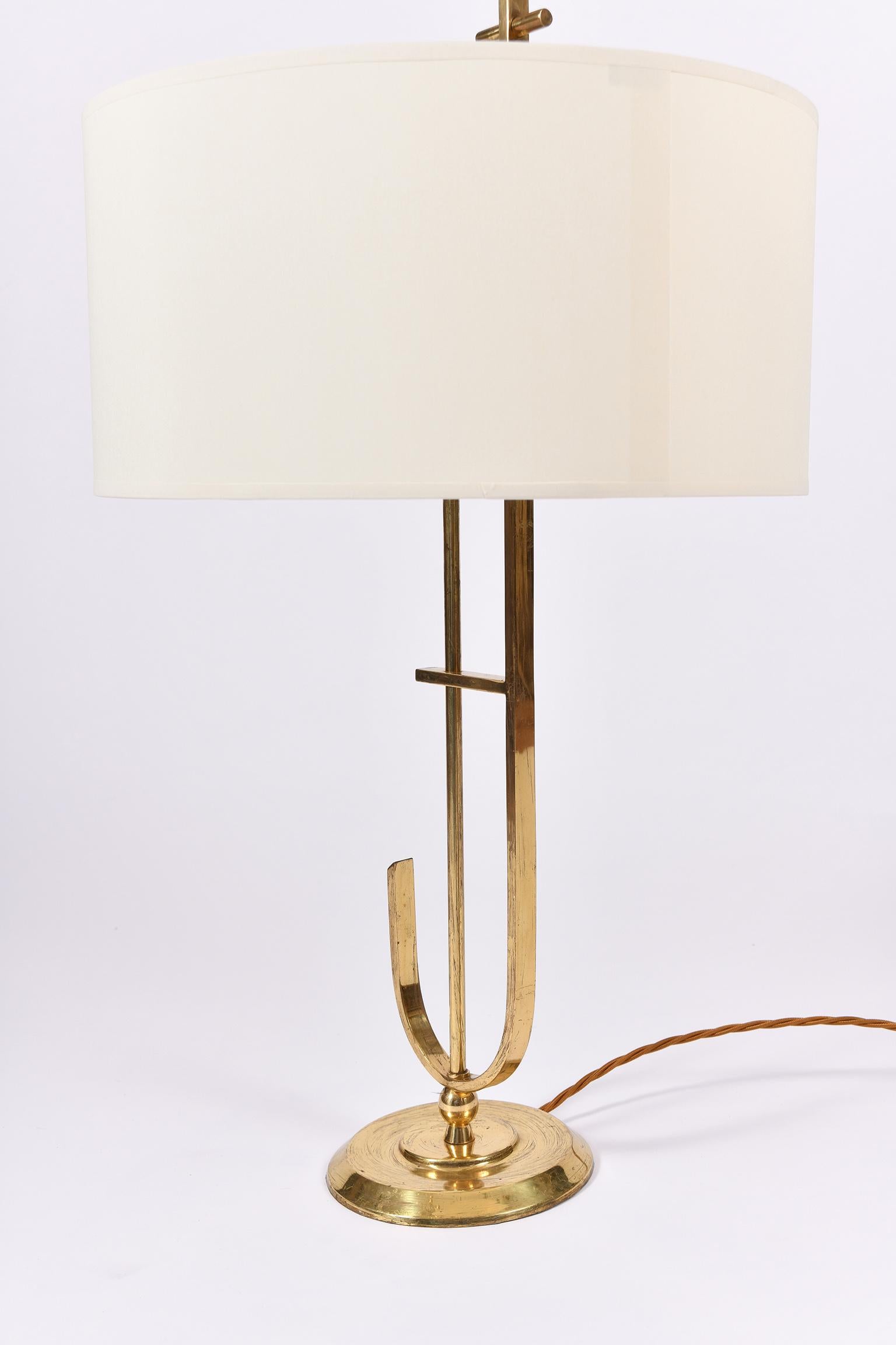 20th Century 1970s Brass Table Lamp