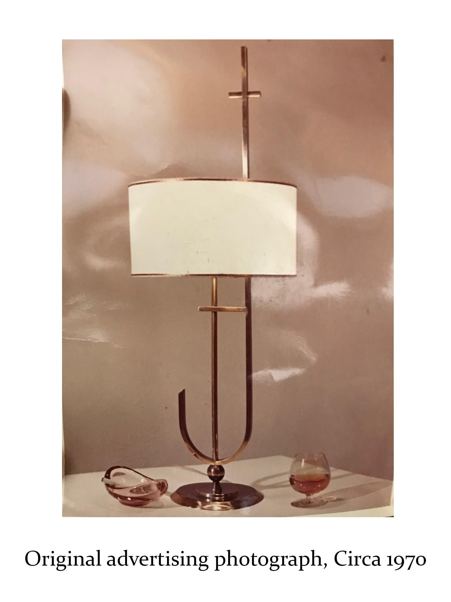 1970s Brass Table Lamp 1