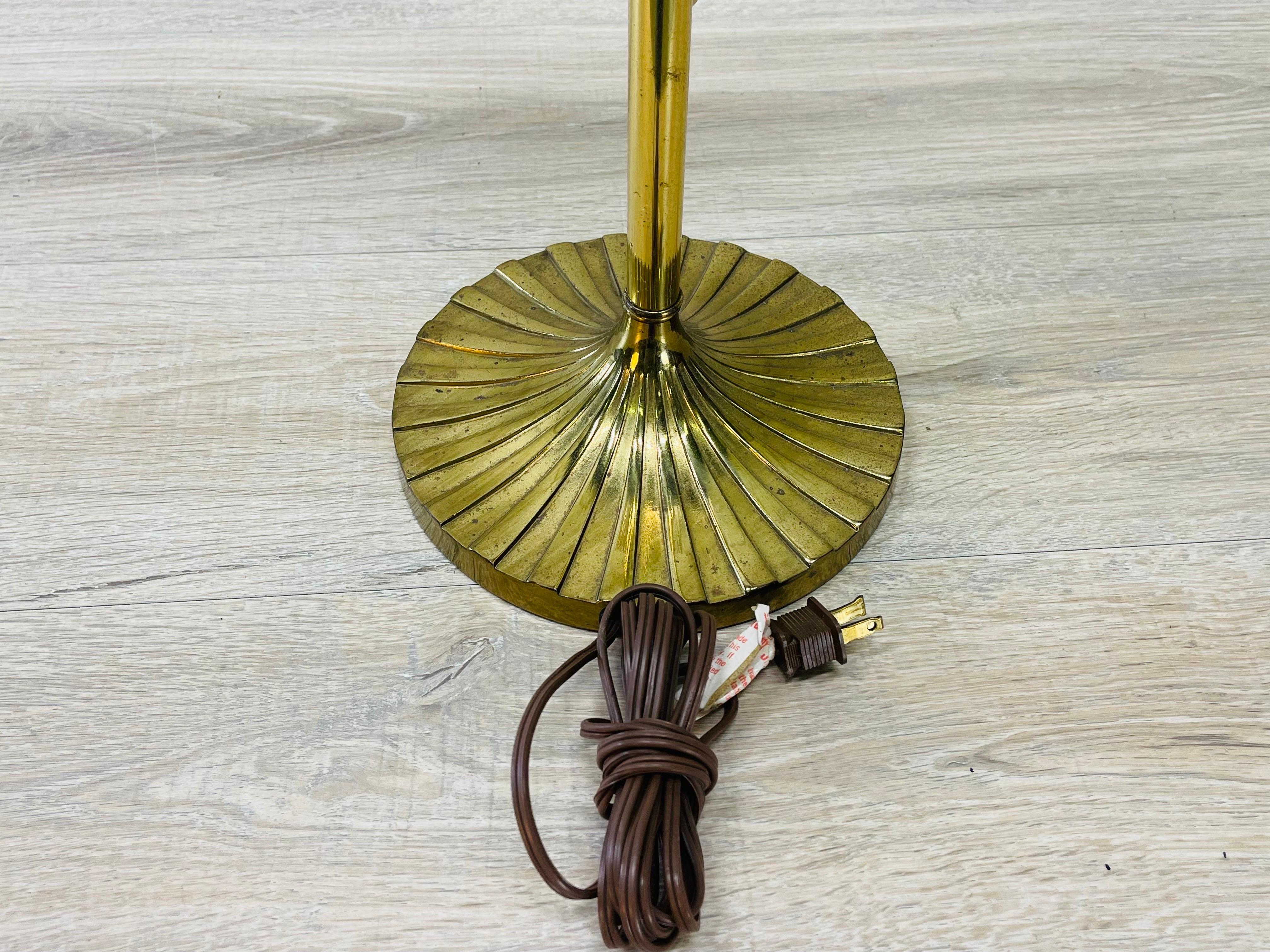 1970s Brass Table Lamp 4