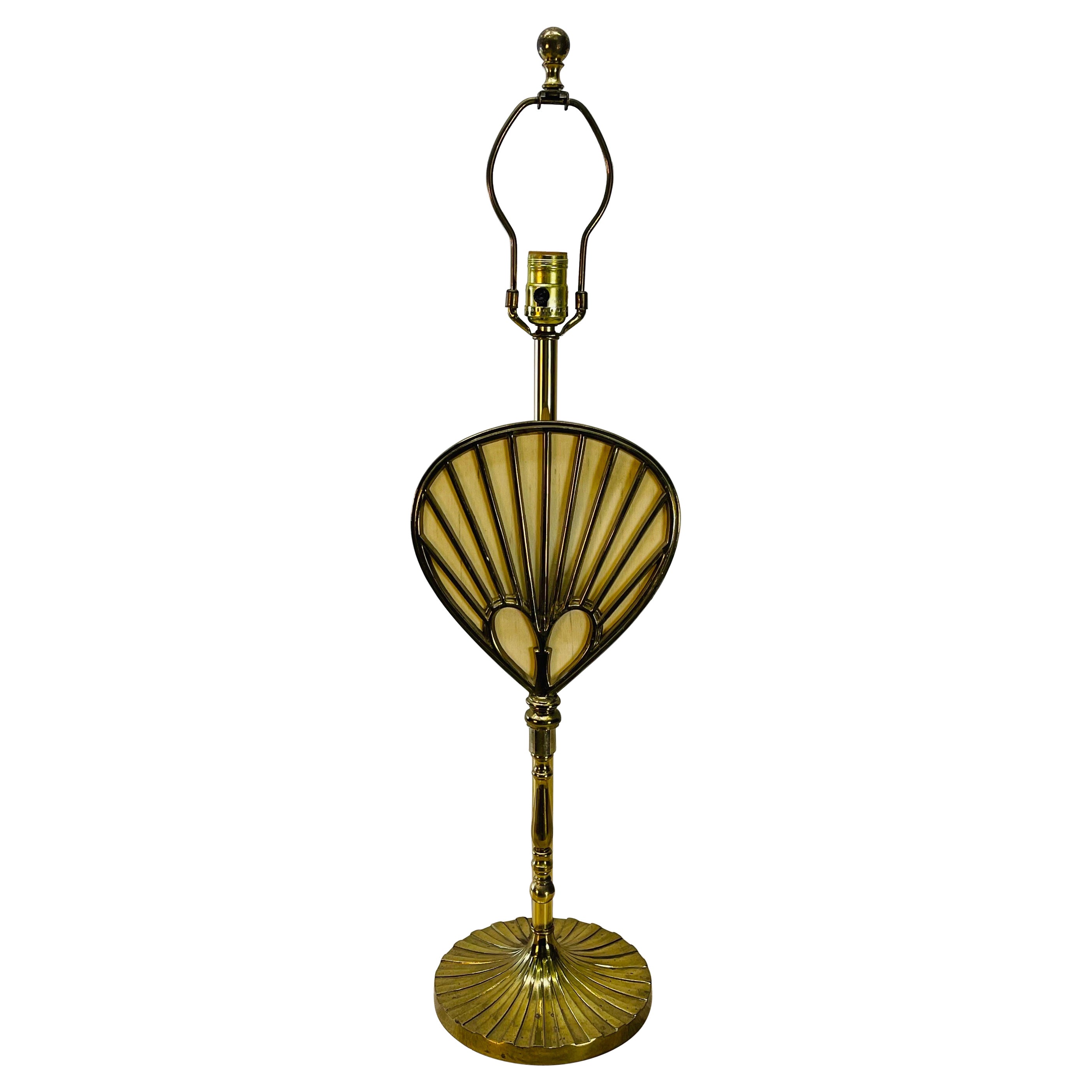 1970s Brass Table Lamp