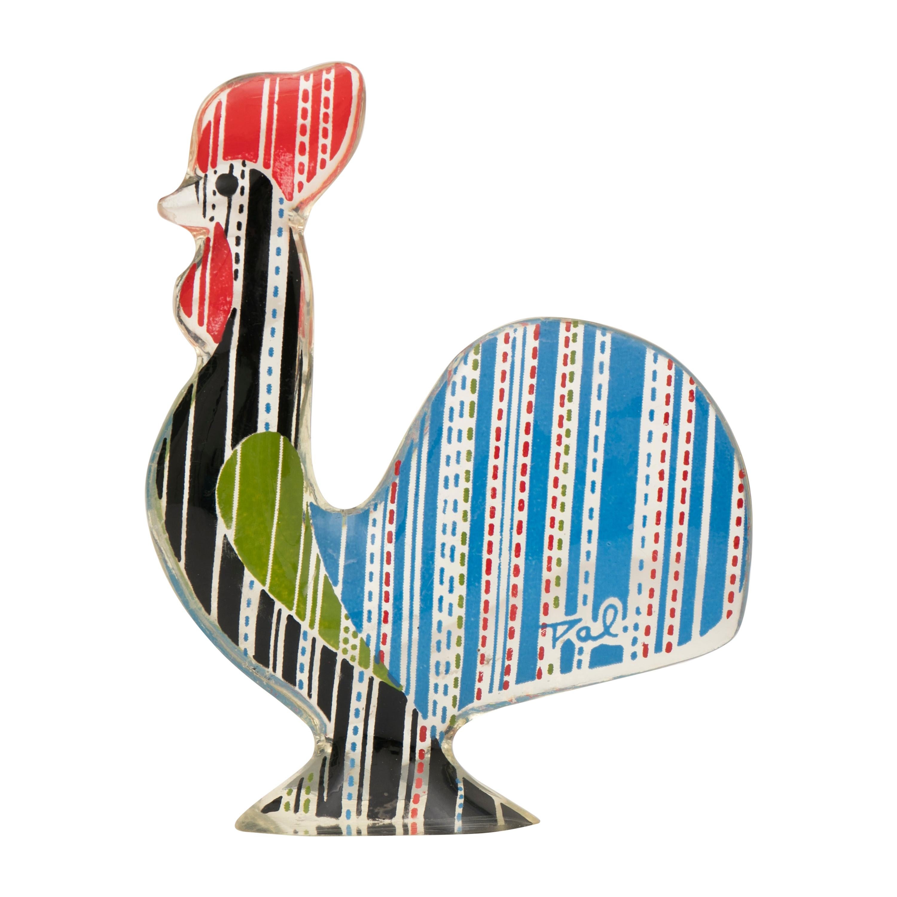 1970s Brazilian Abraham Palatnik Acrylic Cockerel