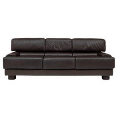 1970s Brazilian Leather Sofa By Percival Lafer