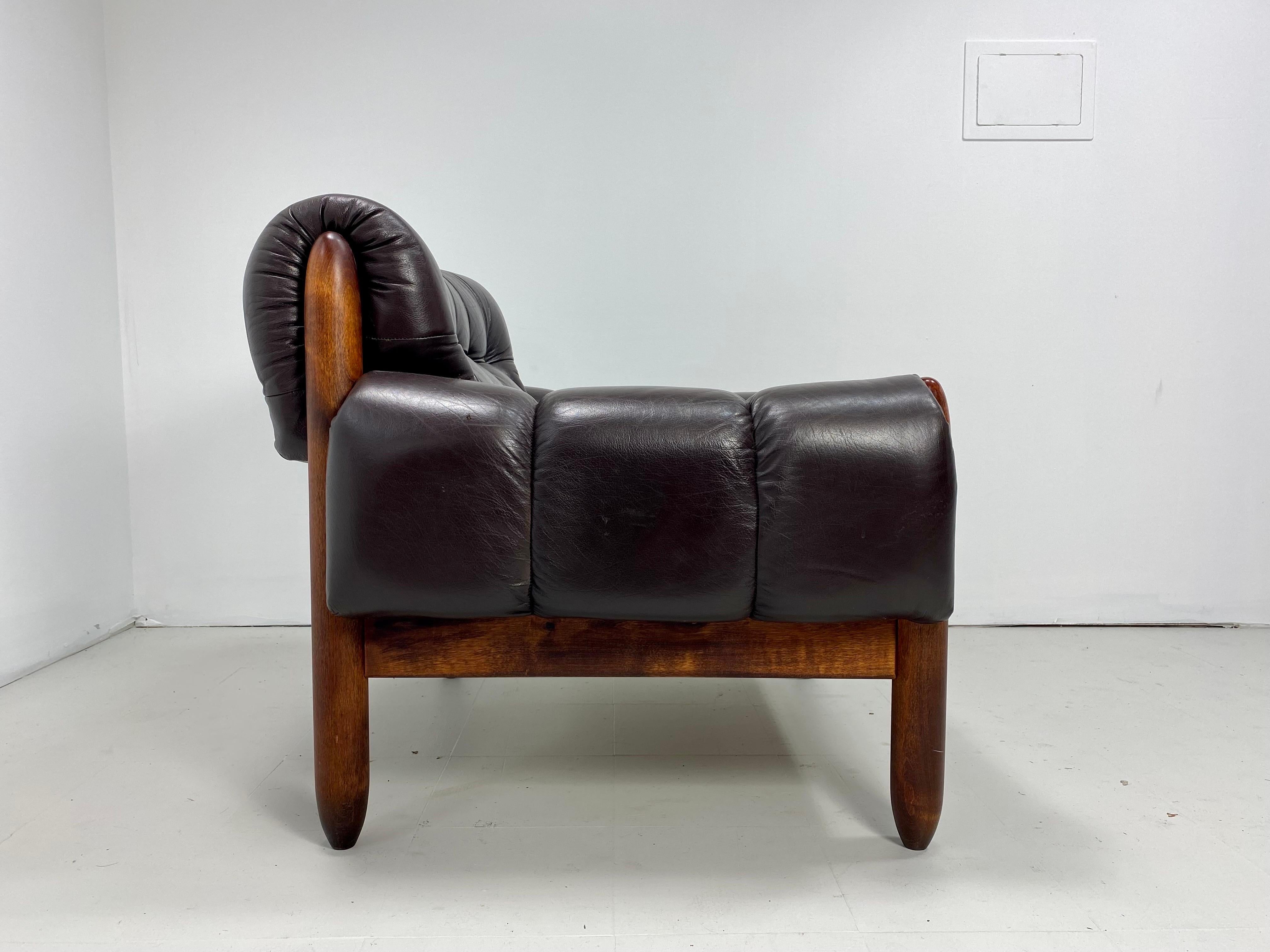 Mid-Century Modern 1970s Brazilian Lounge Chair
