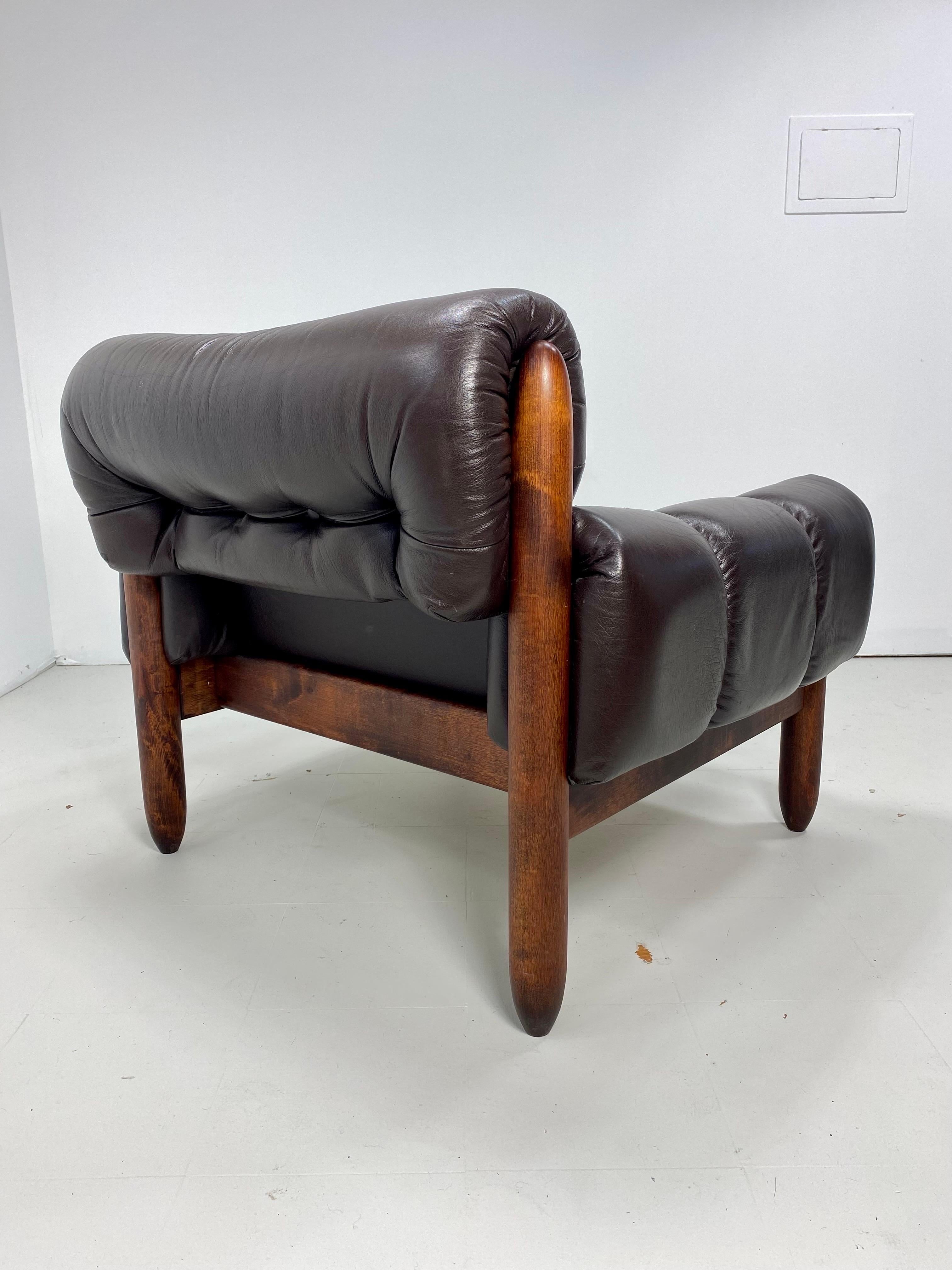 1970s Brazilian Lounge Chair In Good Condition In Turners Falls, MA