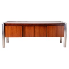 1970s Brazilian Rosewood 'Tubo' credenza designed by John Mascheroni for Vecta