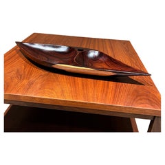Mid-Century Modern Brazilian Serving Dish Exotic Wood