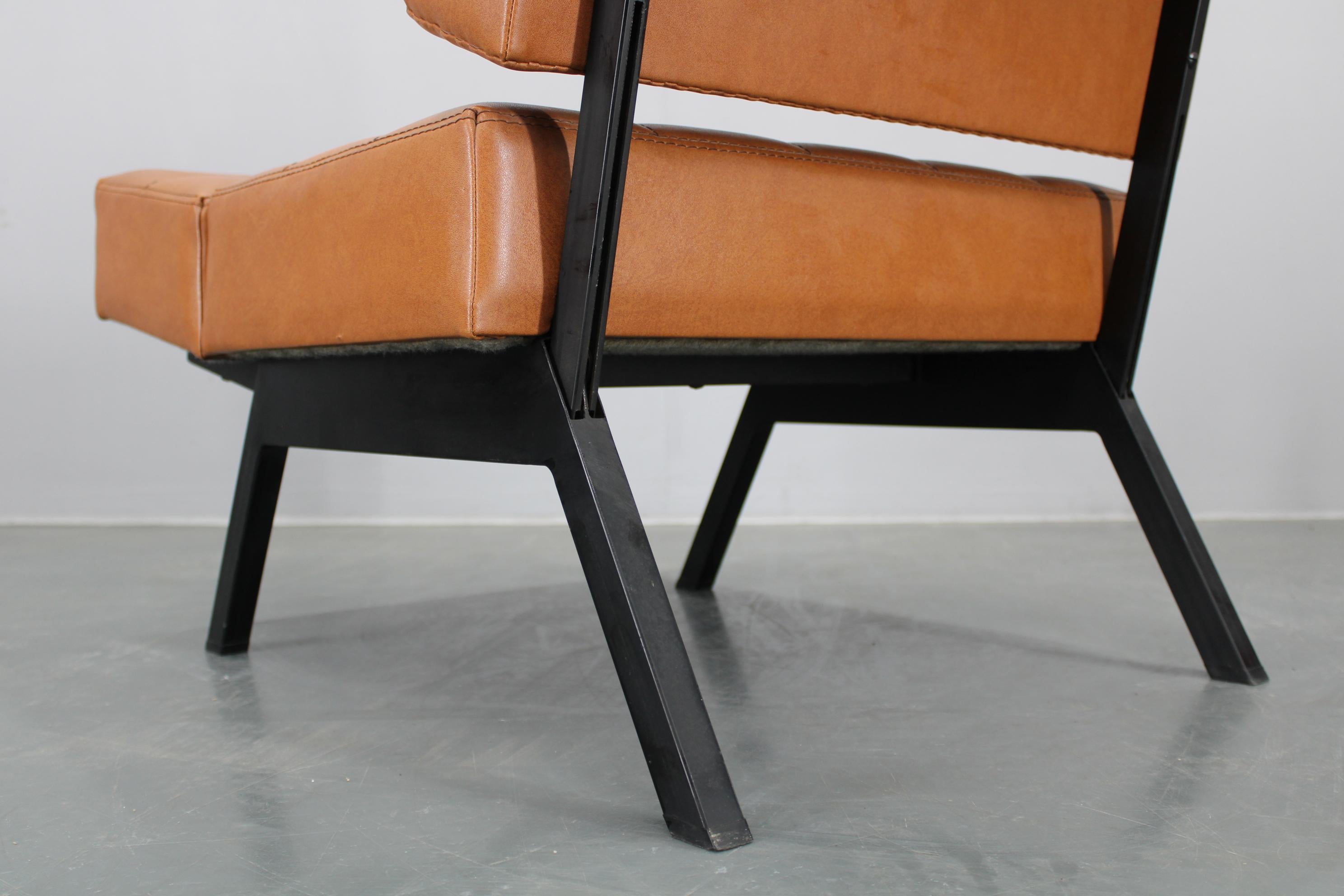 1970s Brevetti IPE Set Of Three RARE Convertible Lounge Chairs, Italy For Sale 5