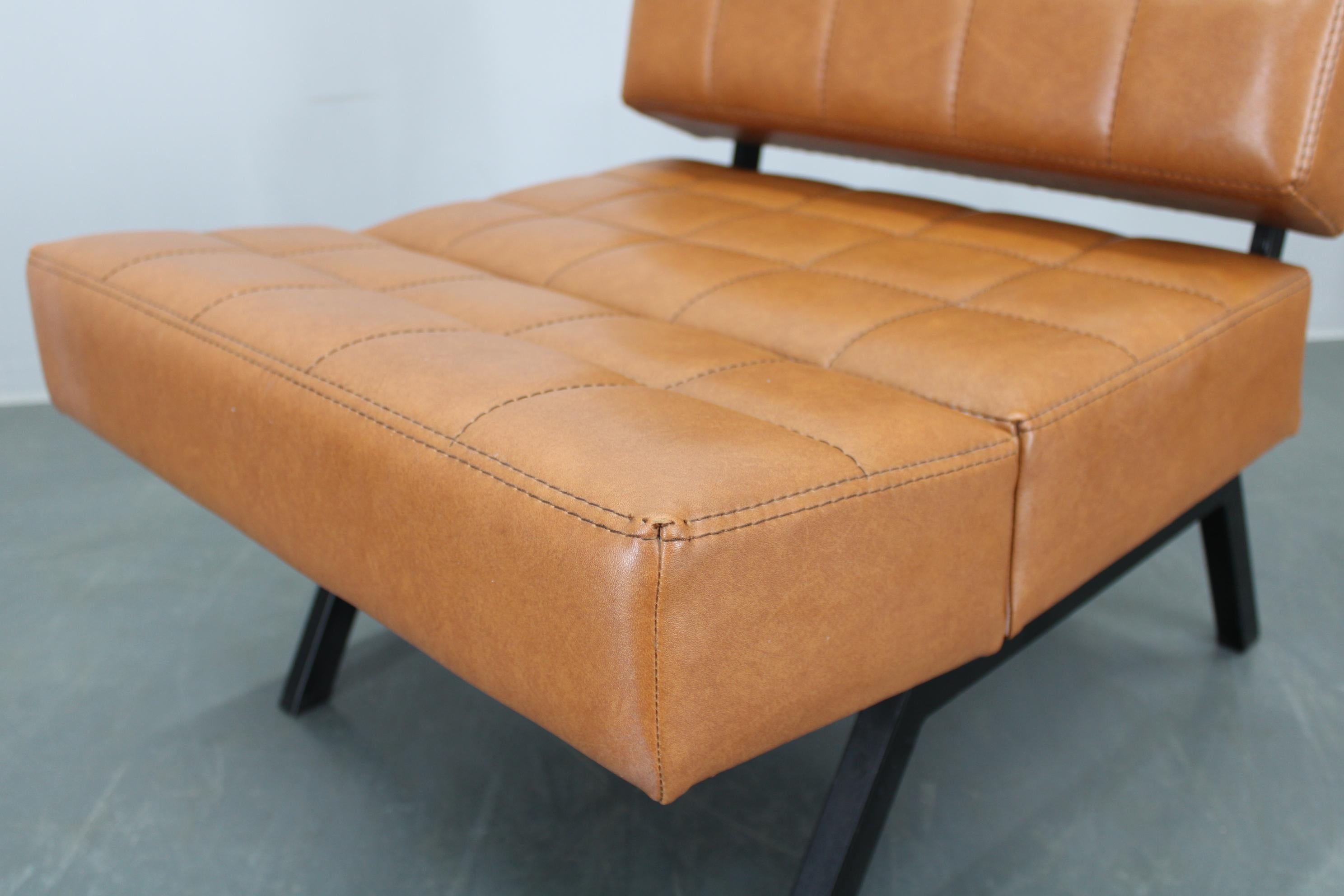 1970s Brevetti IPE Set Of Three RARE Convertible Lounge Chairs, Italy For Sale 8