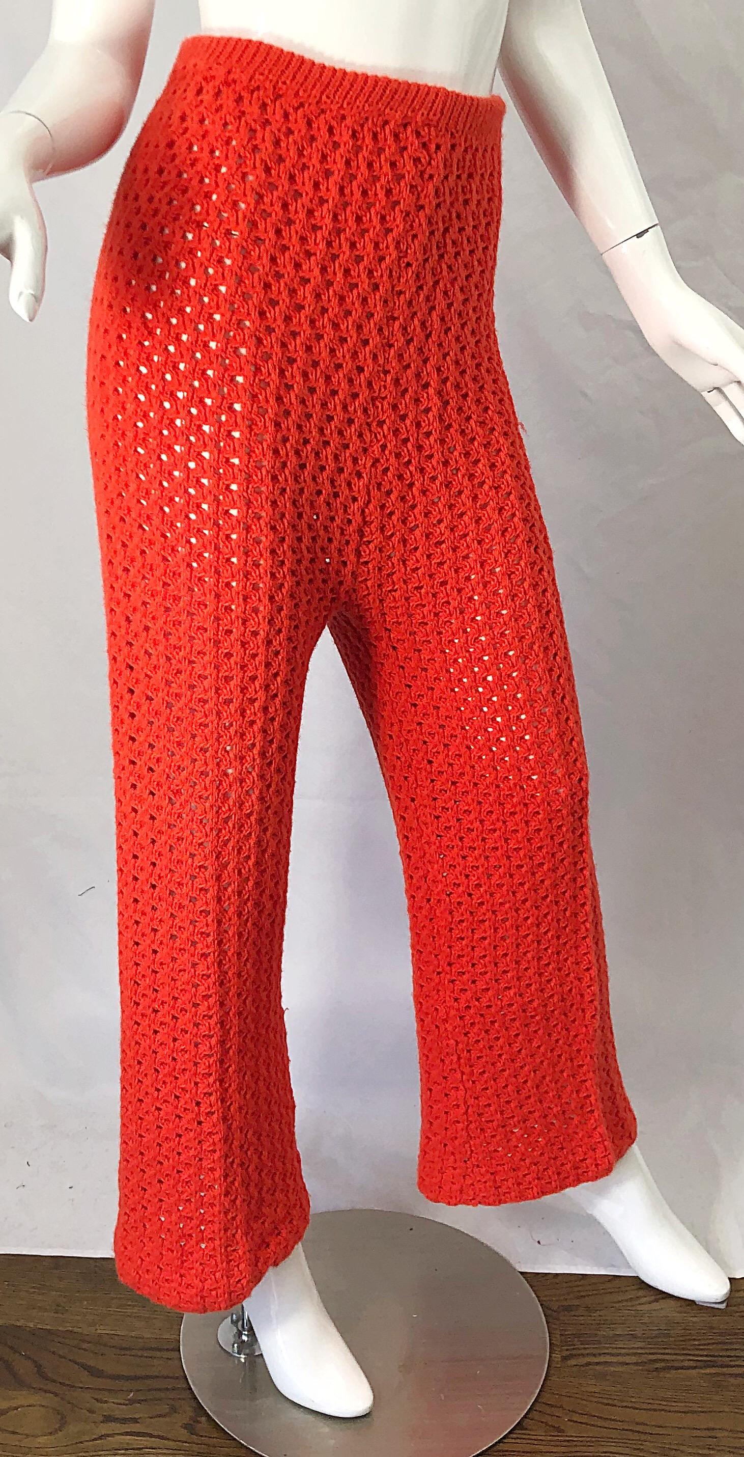 crochet bell bottom pants pattern