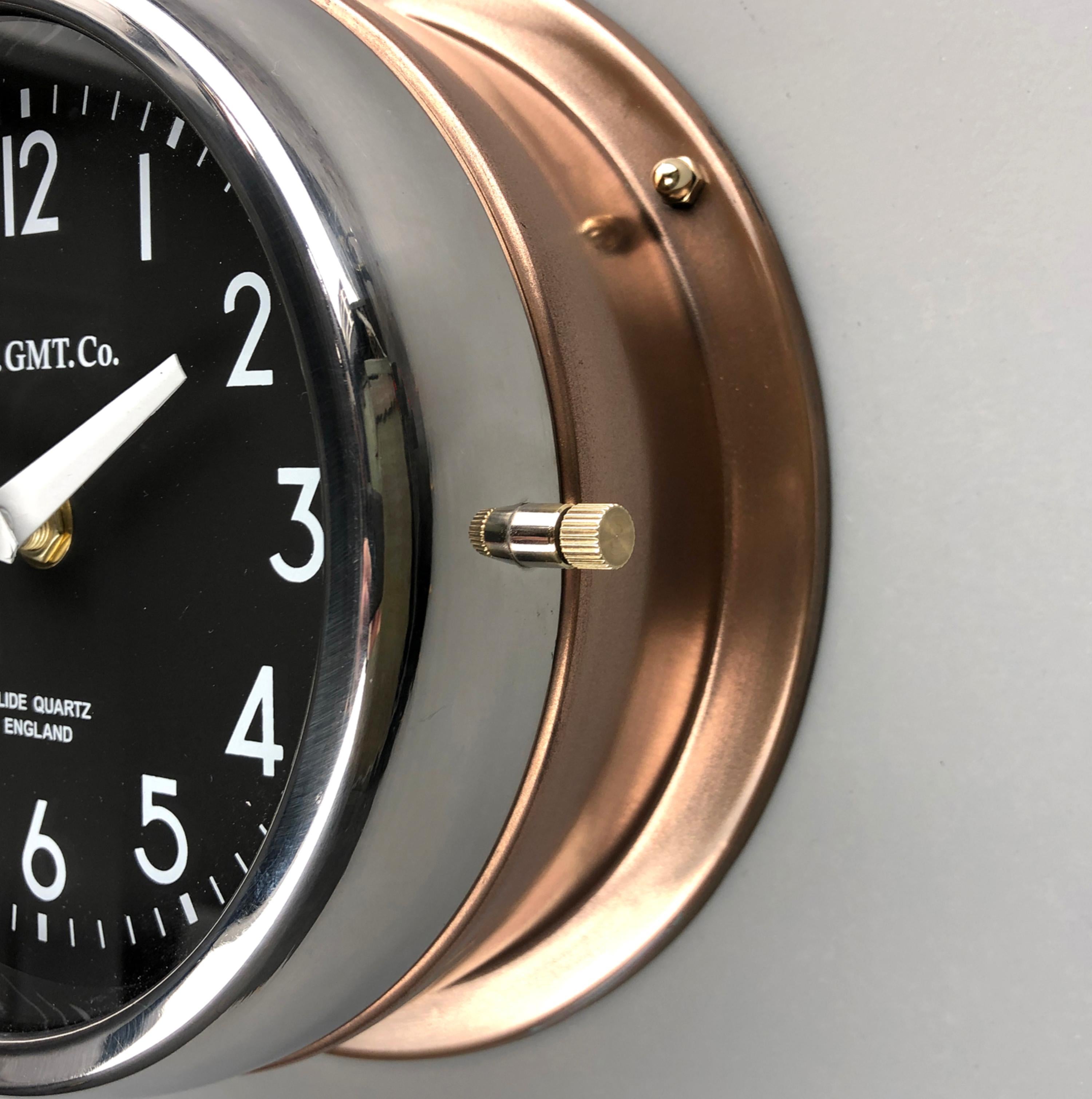 bronze wall clock