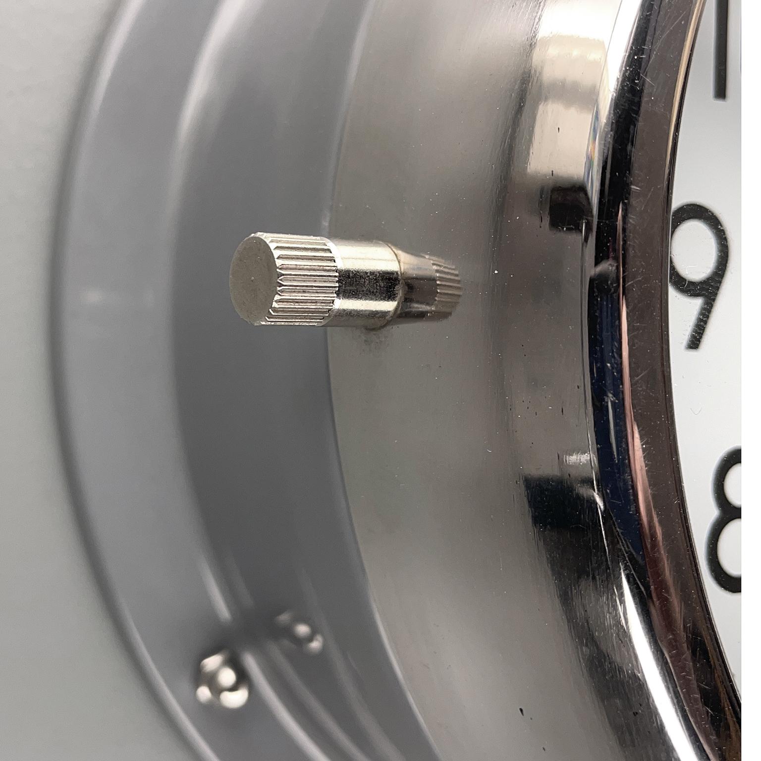 1970's British Ultimate Gray /Monochrome AC GMT Co. Classic Quartz Wall Clock 6