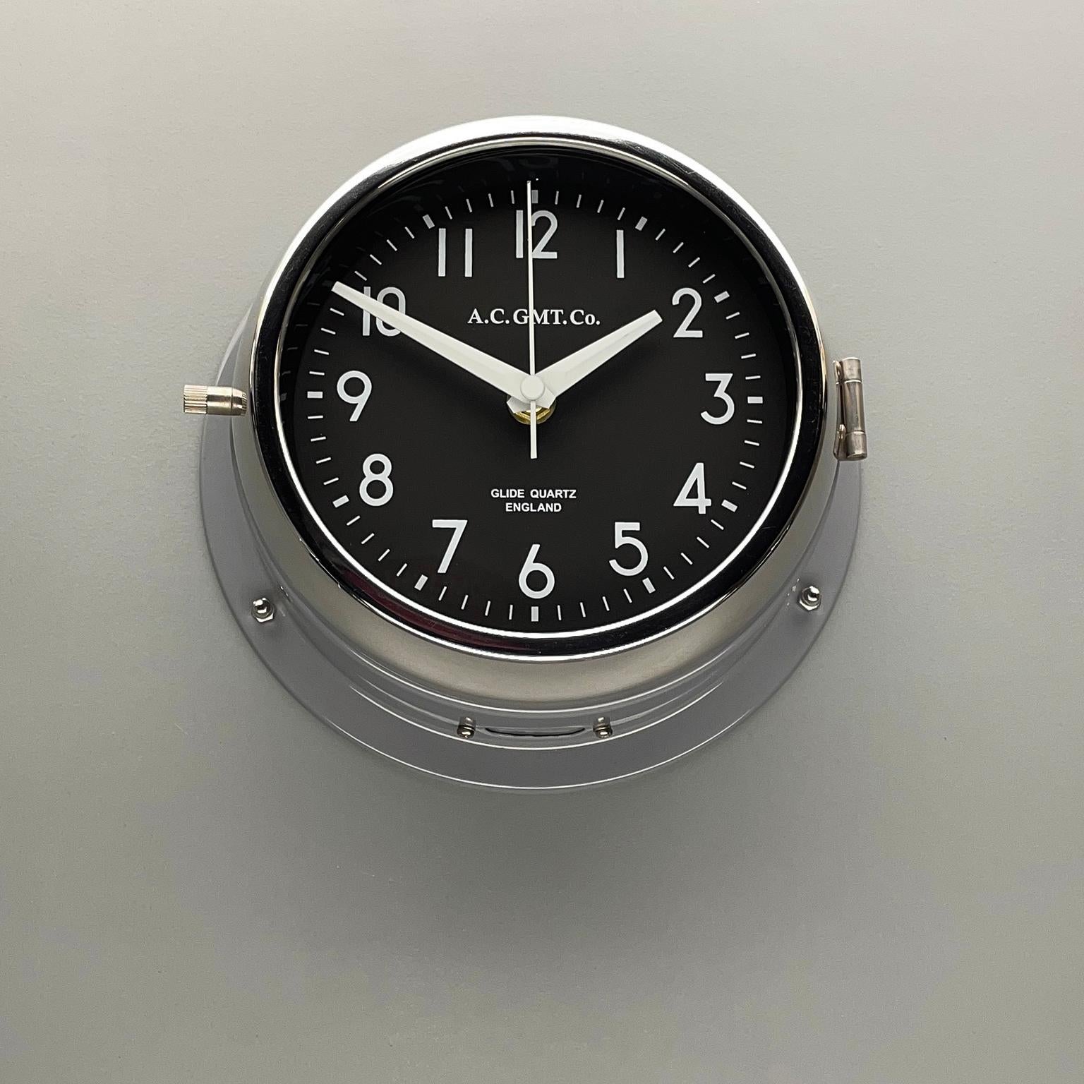 Quartz sweep seconds / non ticking wall clock finished in ultimate gray pantone 17-5104

Rescued from Industrial scrap yards and brought back to life in our UK workshop, our expert process allows us to create a high quality clock of luxury