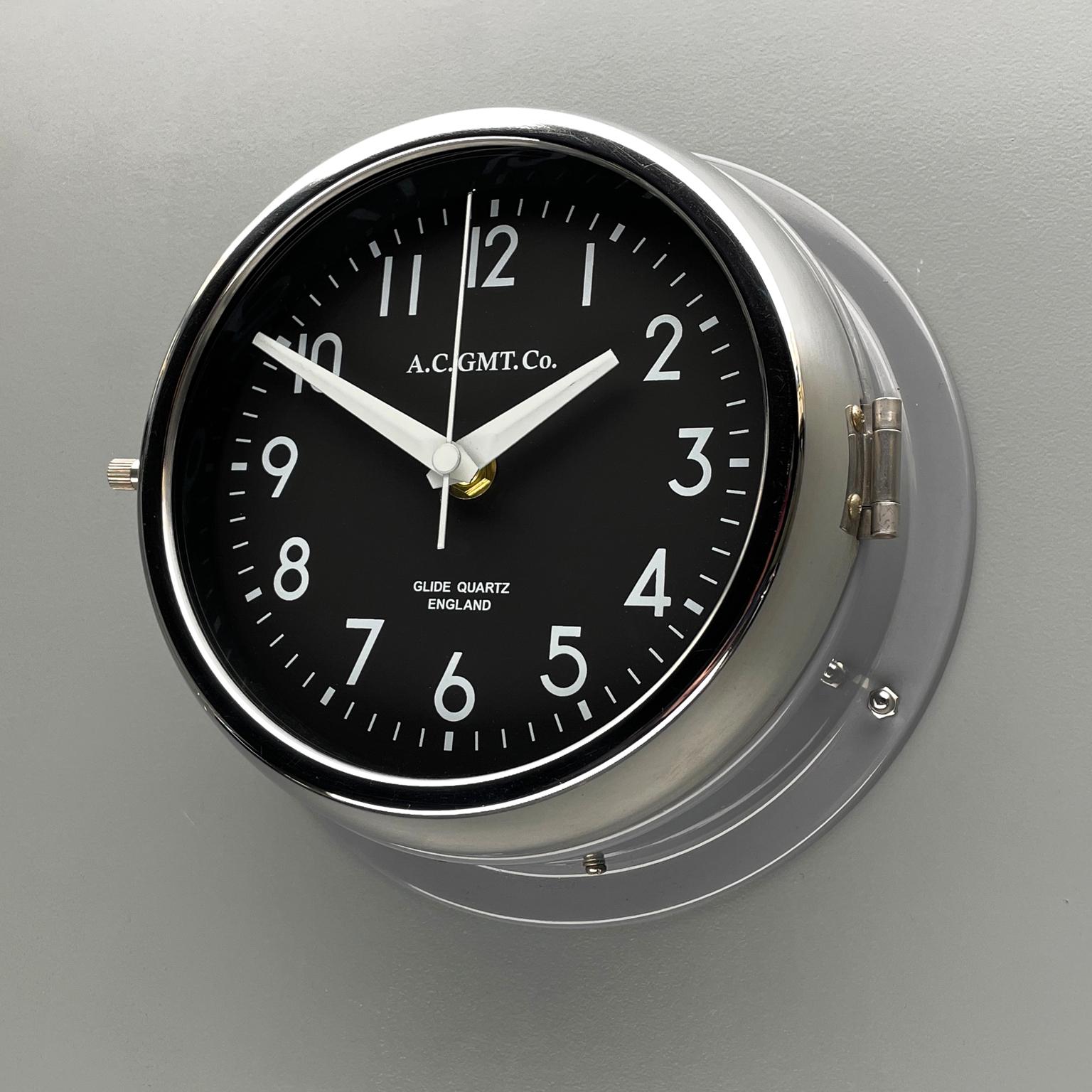 Quartz sweep seconds / non ticking wall clock finished in ultimate gray pantone 17-5104

Rescued from Industrial scrap yards and brought back to life in our UK workshop, our expert process allows us to create a high quality clock of luxury