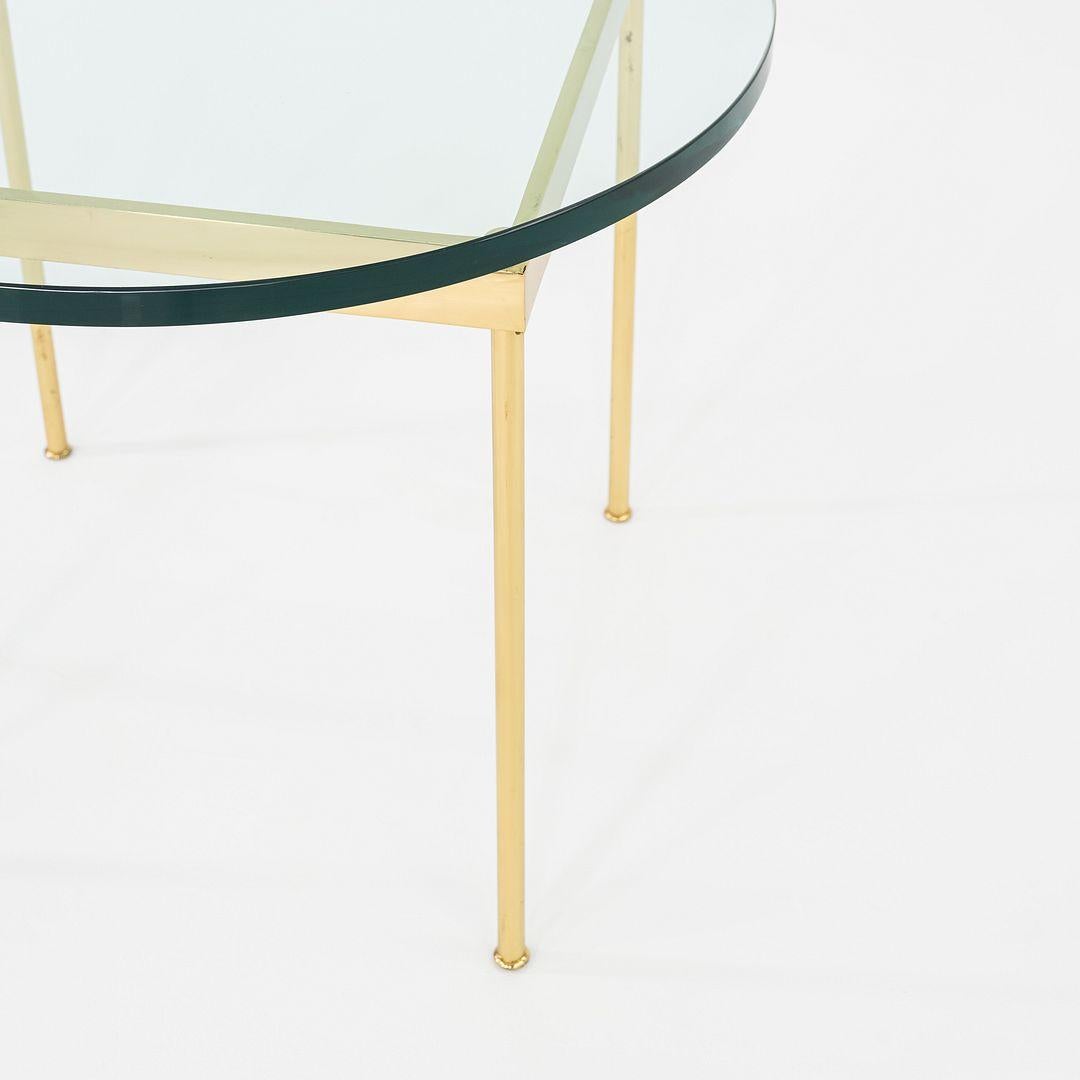1970s Bronze and Glass Side Table Attributed to Ward Bennett 30 inch en vente 4