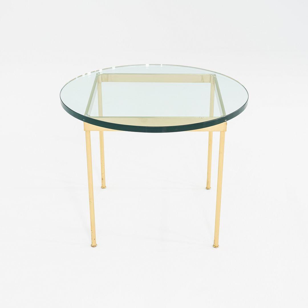 1970s Bronze and Glass Side Table Attributed to Ward Bennett 30 inch en vente 5