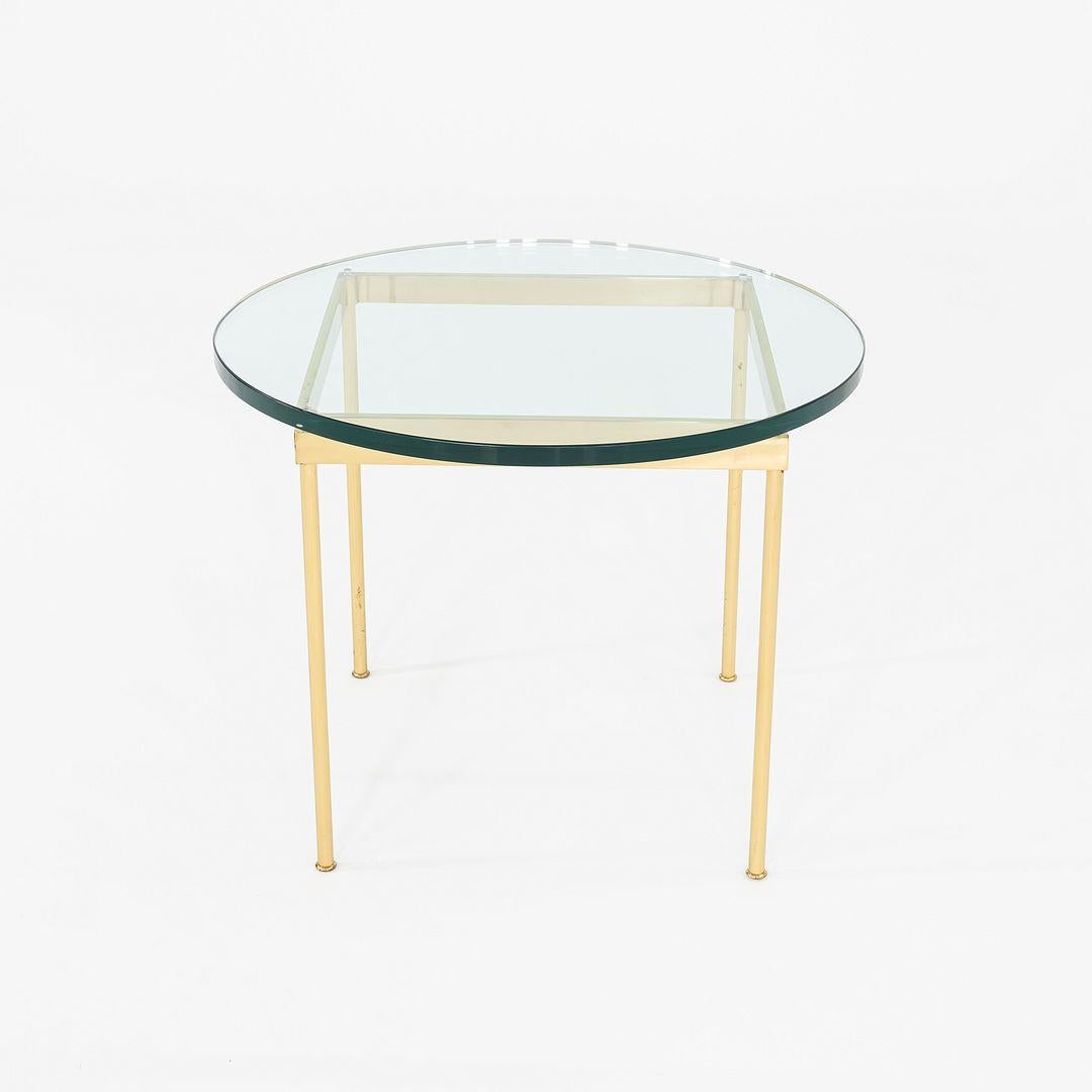 1970s Bronze and Glass Side Table Attributed to Ward Bennett 30 inch en vente 2