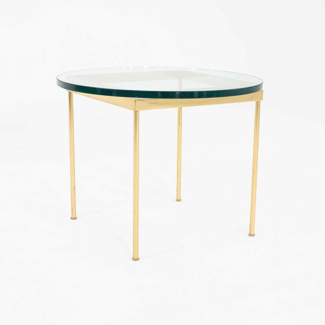 1970s Bronze and Glass Side Table Attributed to Ward Bennett 30 inch en vente 3