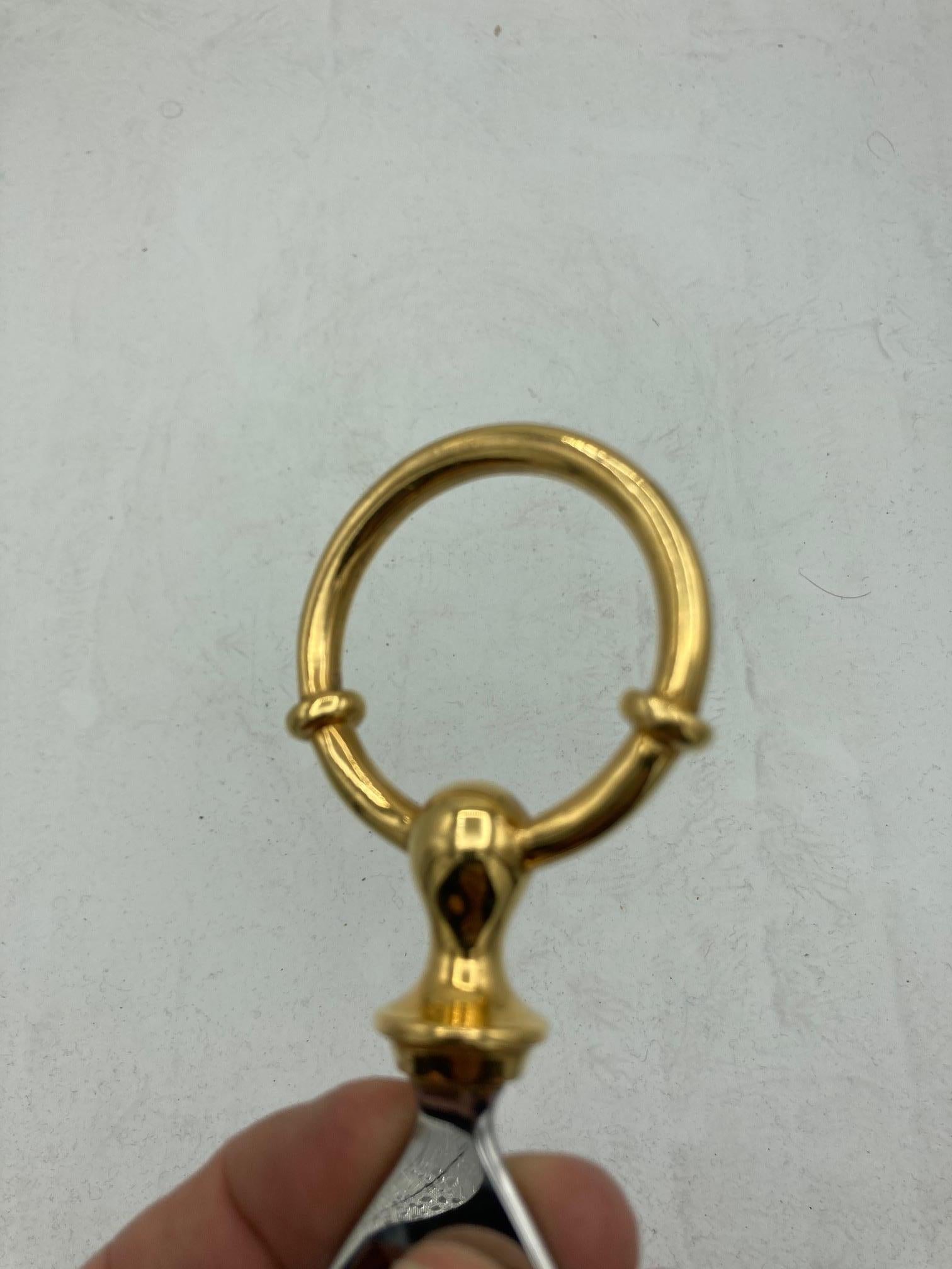 French 1970s Bronze Bottle Opener by Maison Hermès