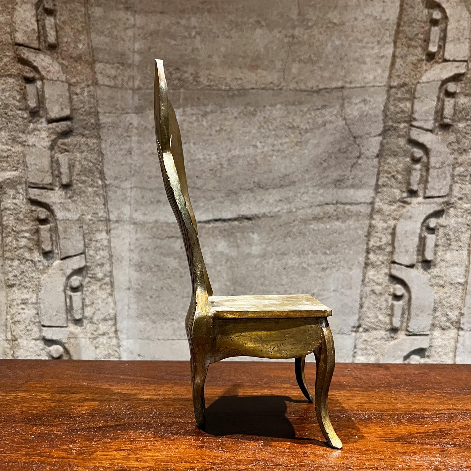 20th Century 1970s Bronze Chair Sculpture Modern Surrealism Mexico For Sale