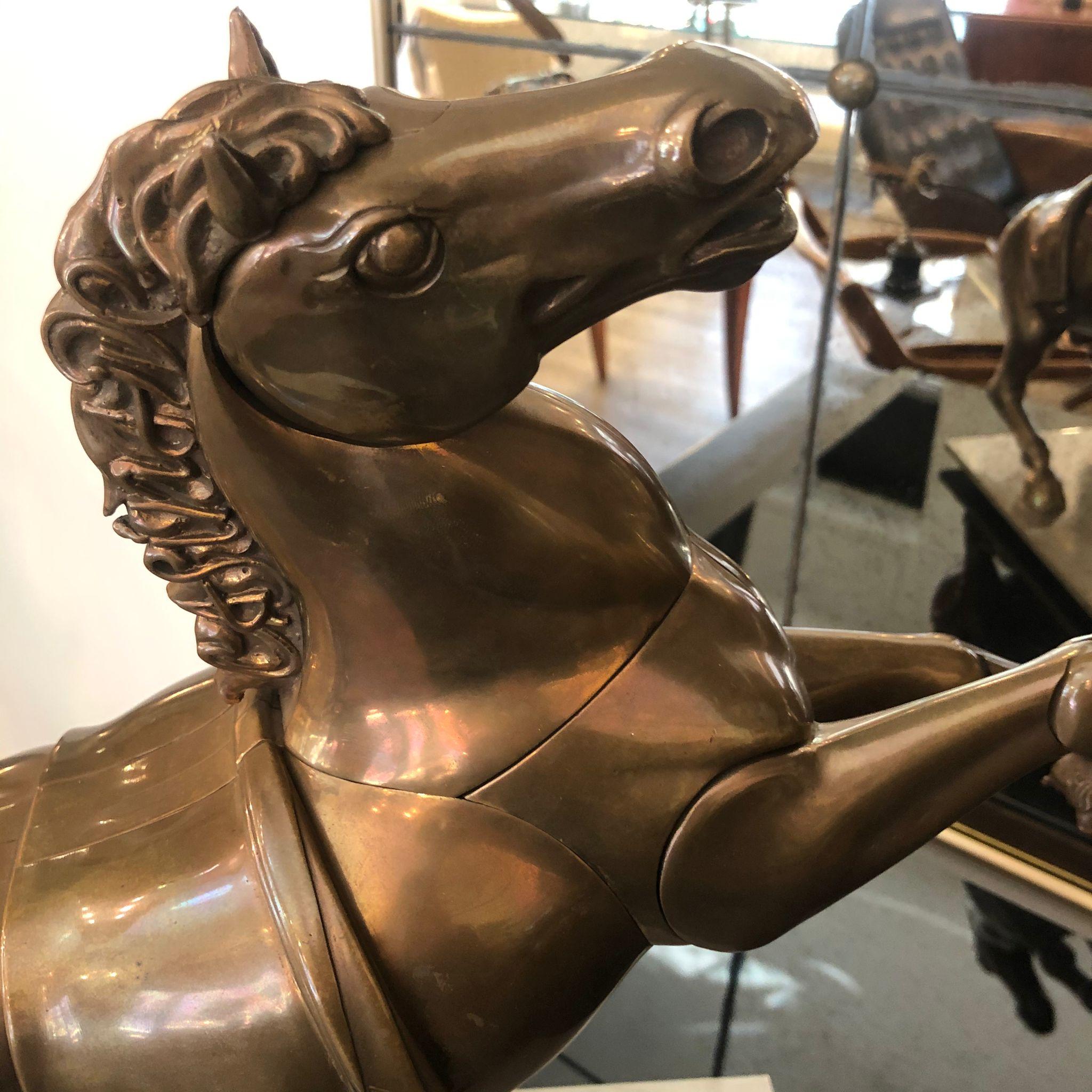 20th Century 1970s Bronze Horse Sculpture by Miguel Berrocal