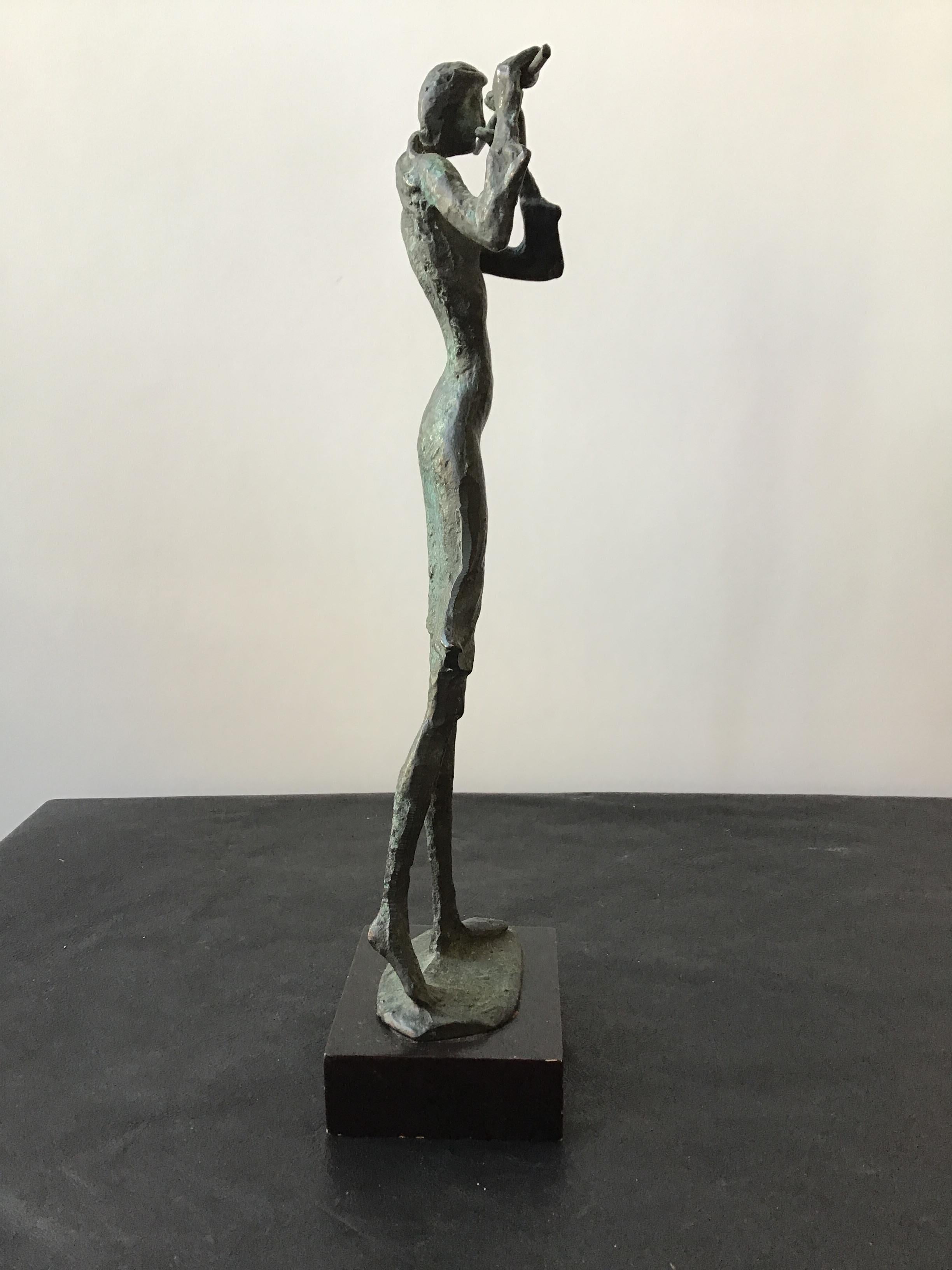 1970s Bronze Sculpture of a Female Flutist For Sale at 1stDibs rotterdam statue black woman