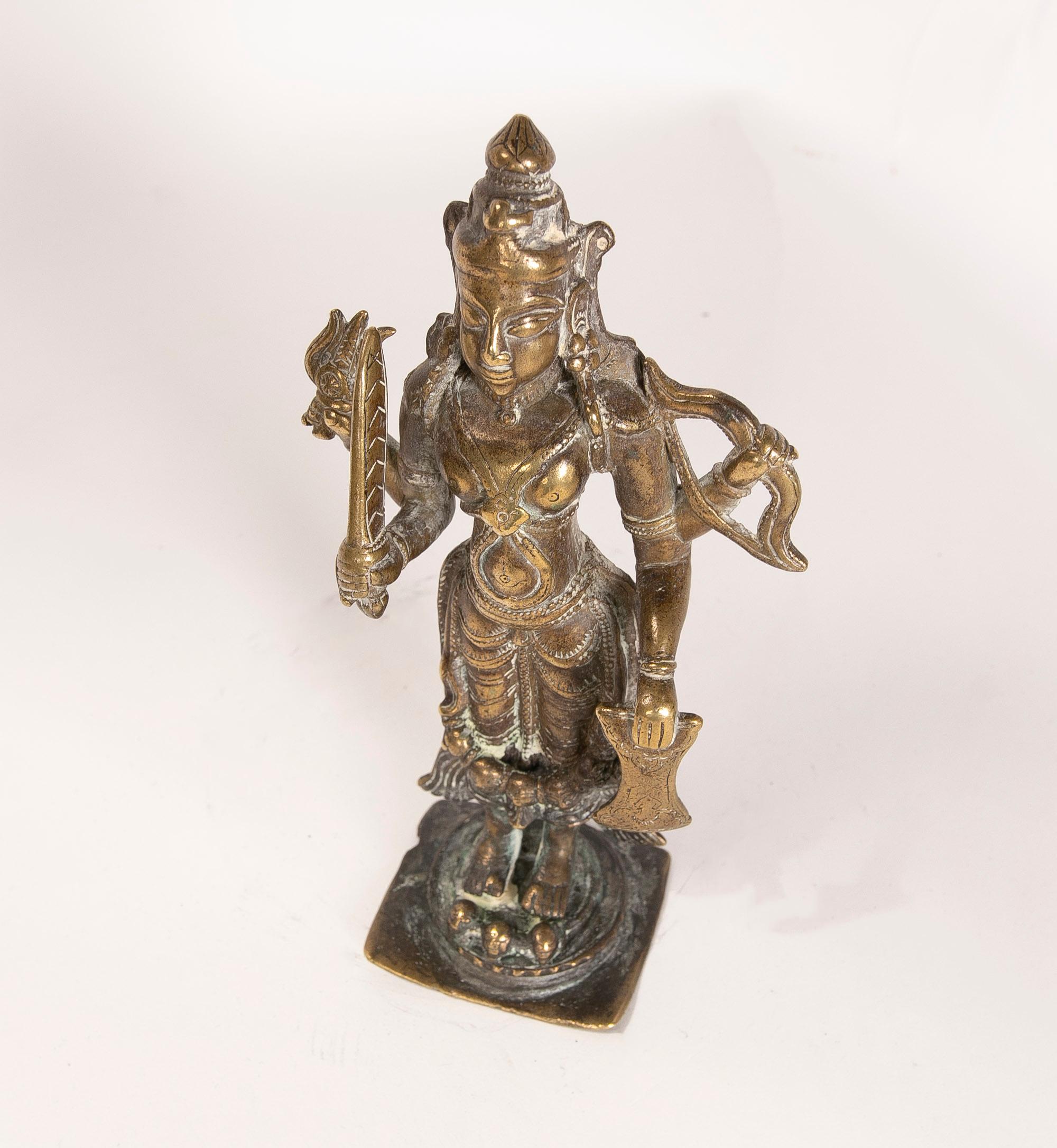 1970s Bronze Sculpture of Buddha For Sale 5