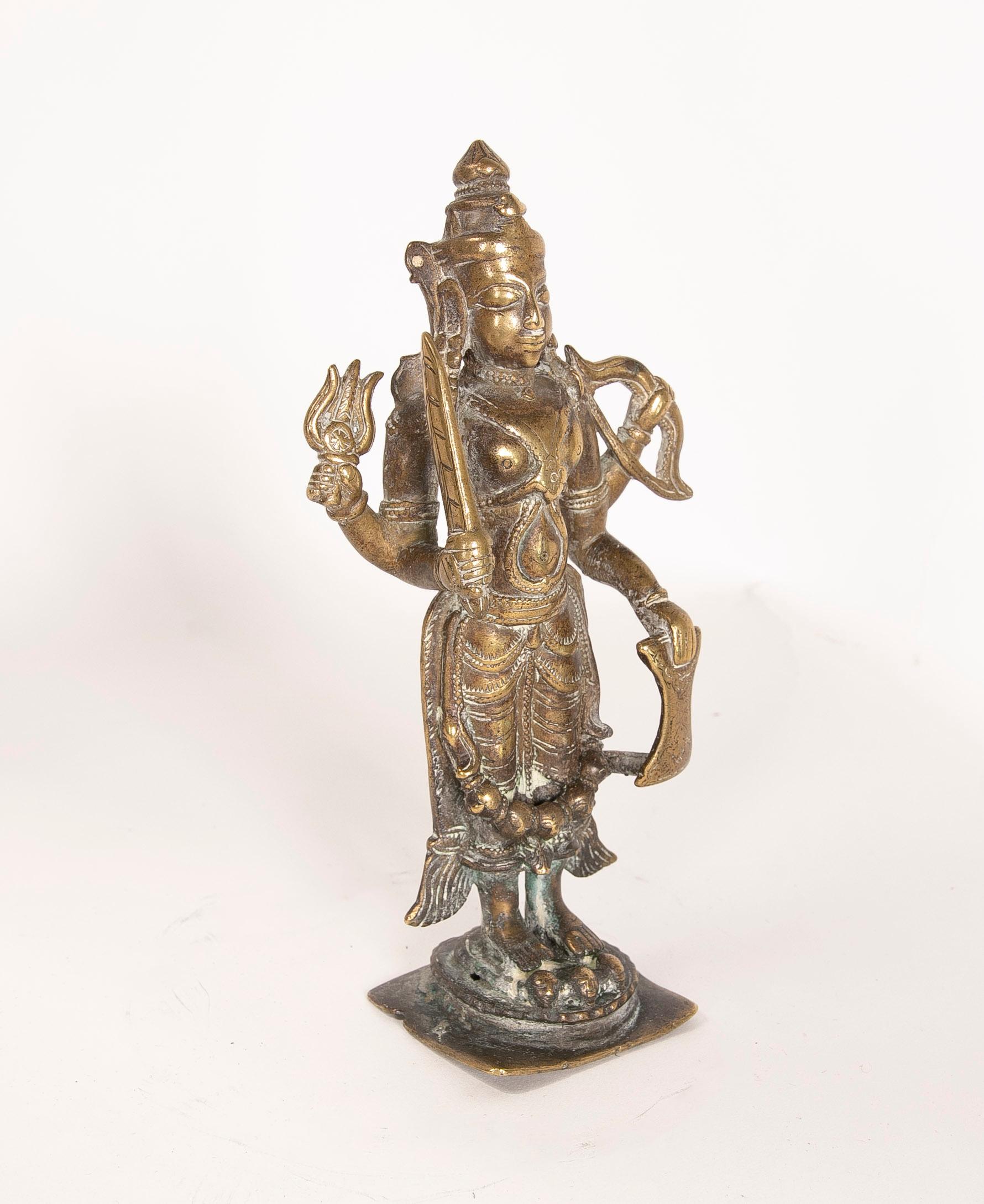 1970er Bronze-Skulptur des Buddha  (Asiatisch) im Angebot
