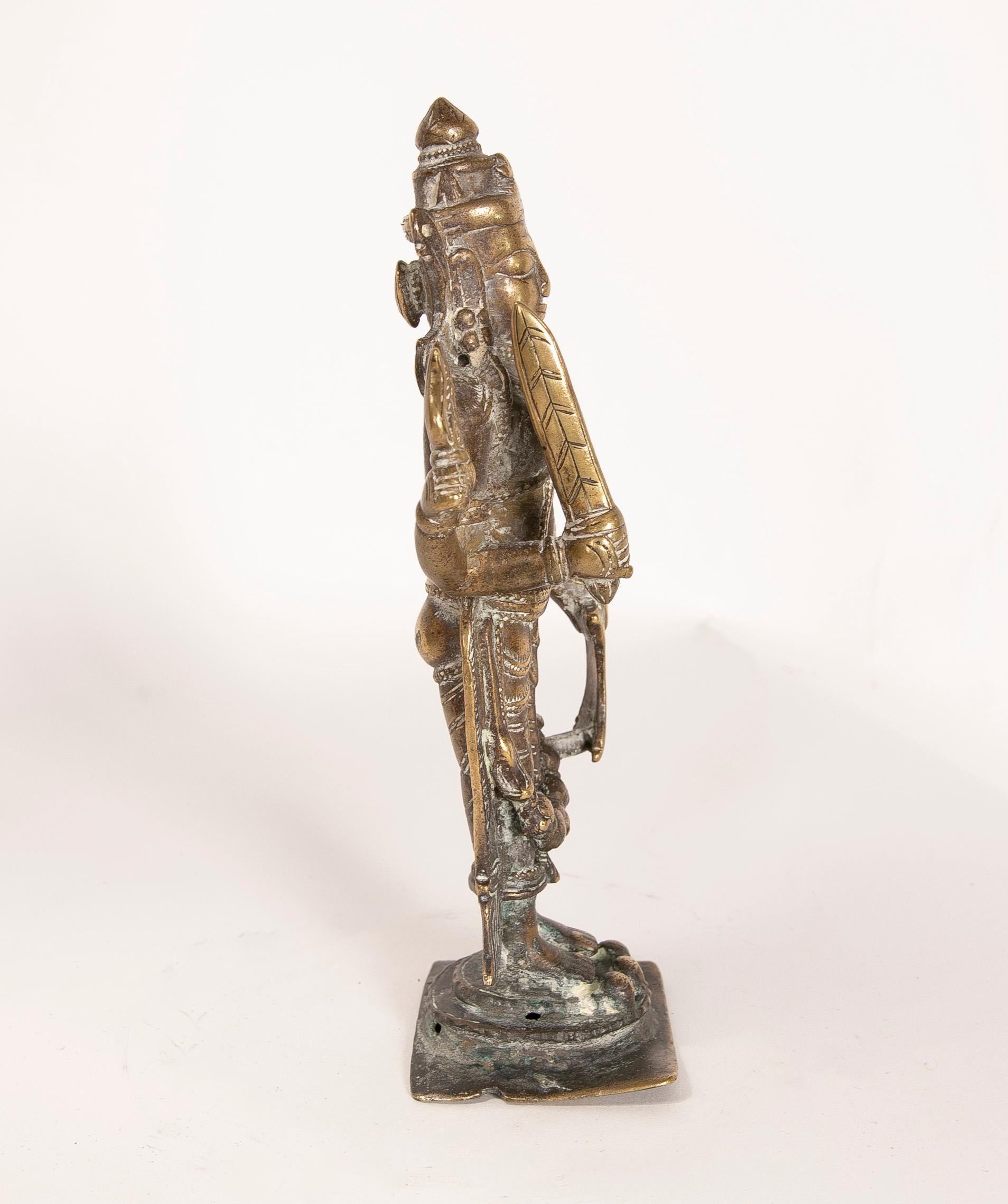 Asian 1970s Bronze Sculpture of Buddha For Sale