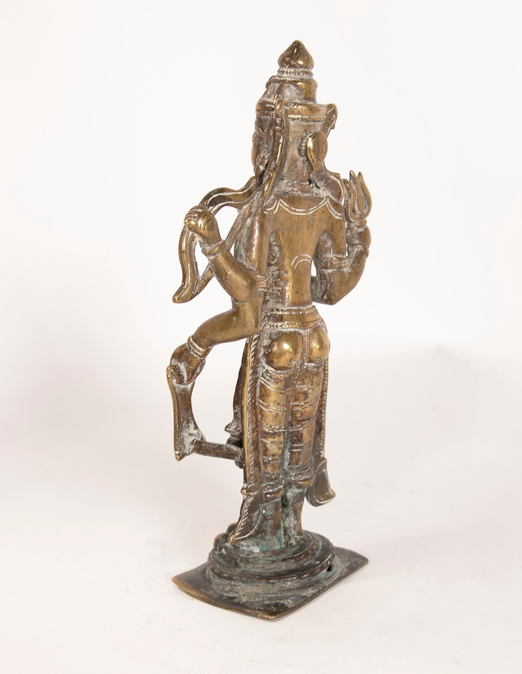 1970s Bronze Sculpture of Buddha For Sale 1