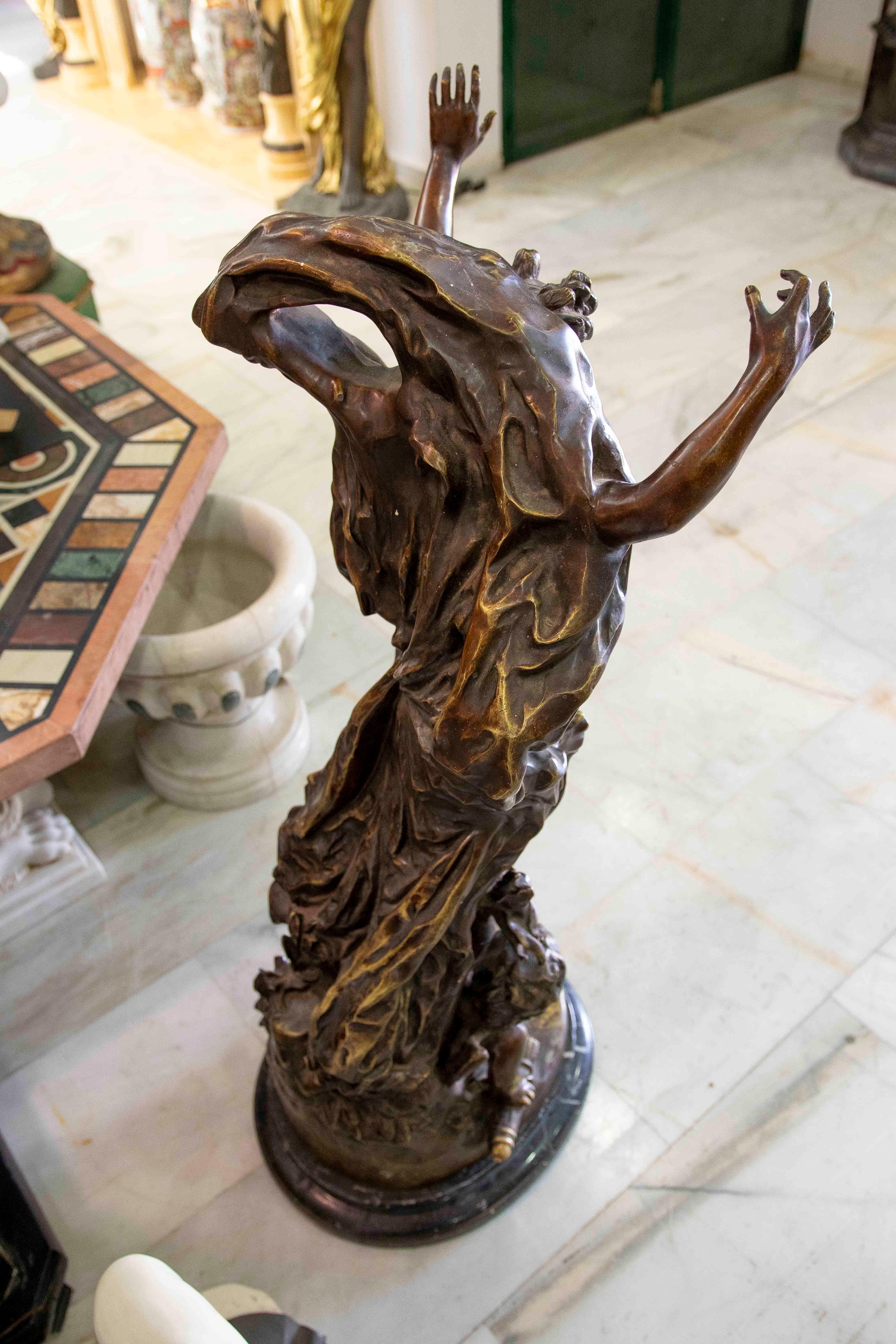 Bronzo Scultura in bronzo degli anni '70 firmata 