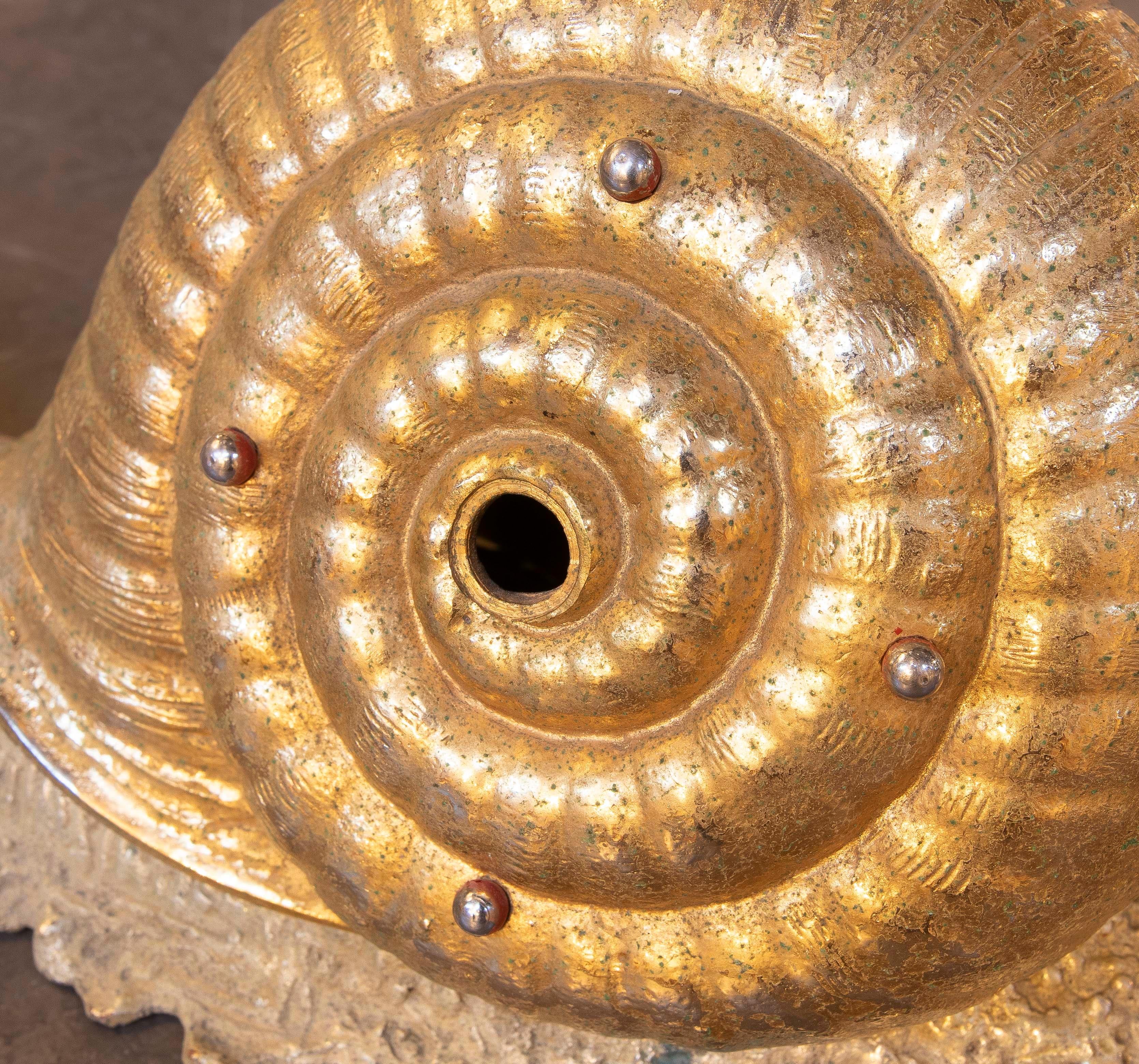 1970s Bronze Snail Table Sculpture 9