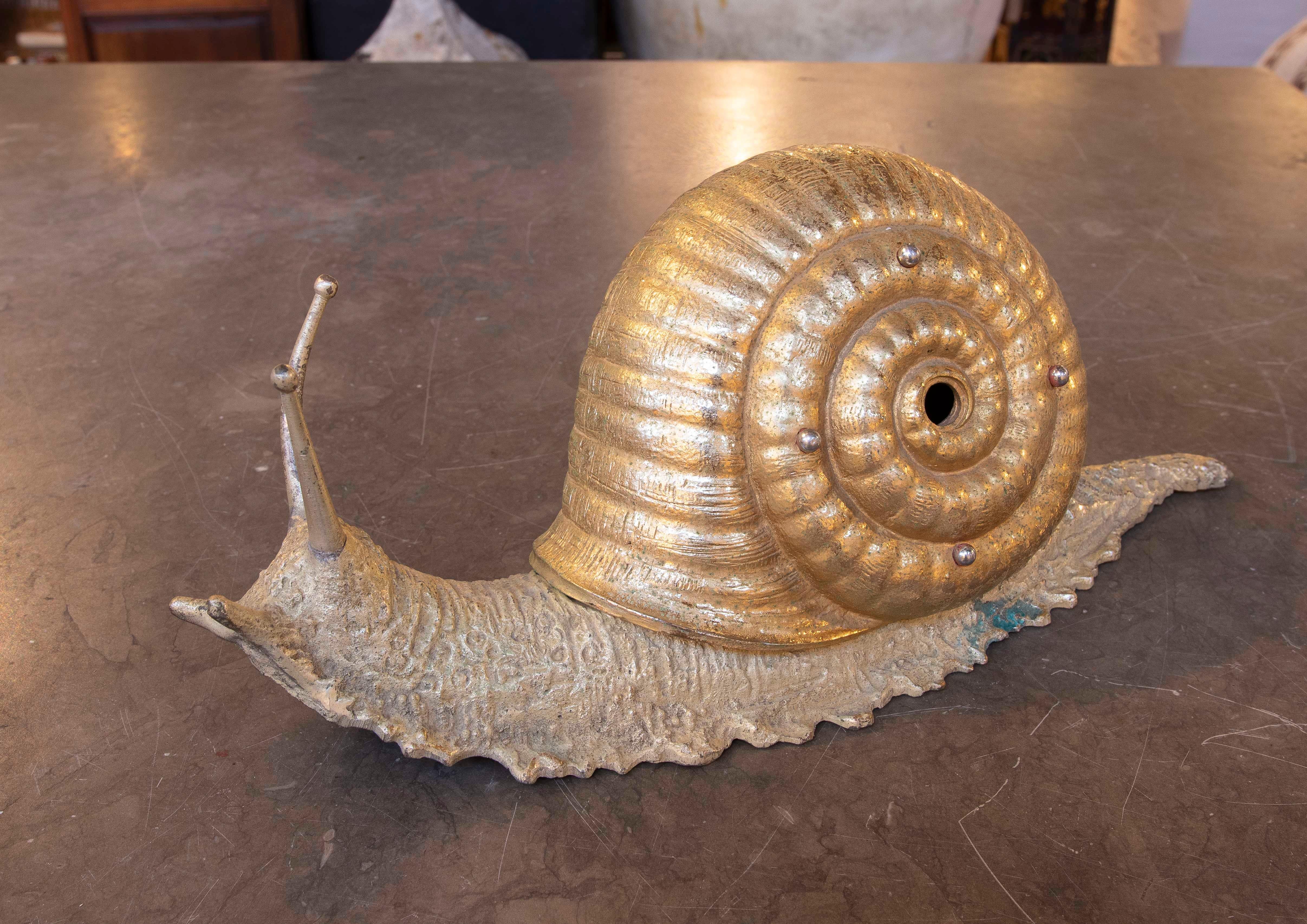 1970s Bronze Snail Table Sculpture 5