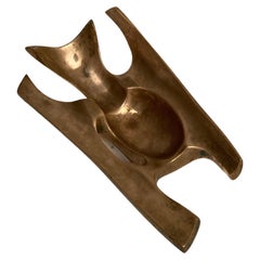 1970's Bronze Vide Poche by Fred Brouard