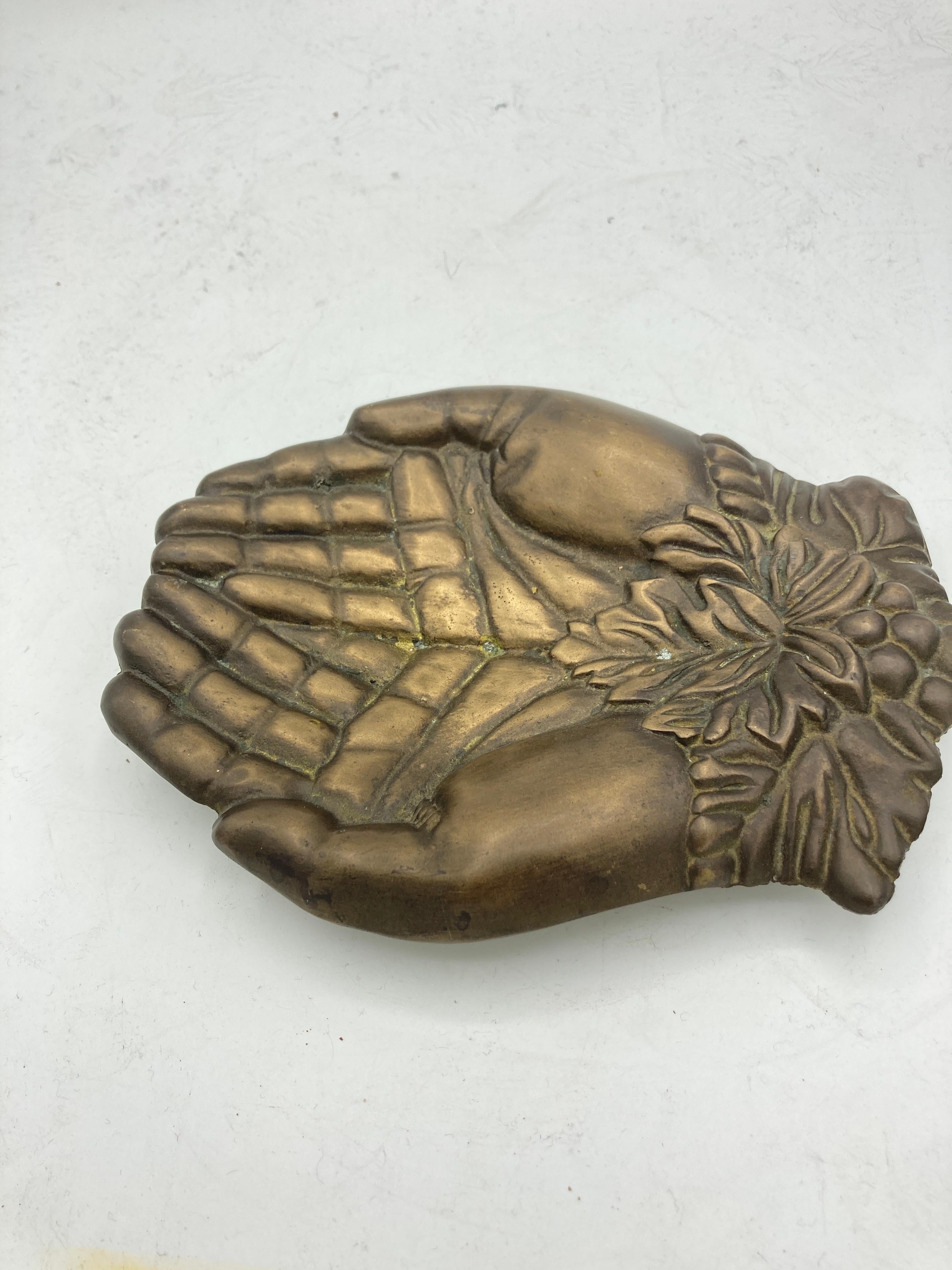 Vide poche en bronze des années 1970 État moyen - En vente à New York, NY