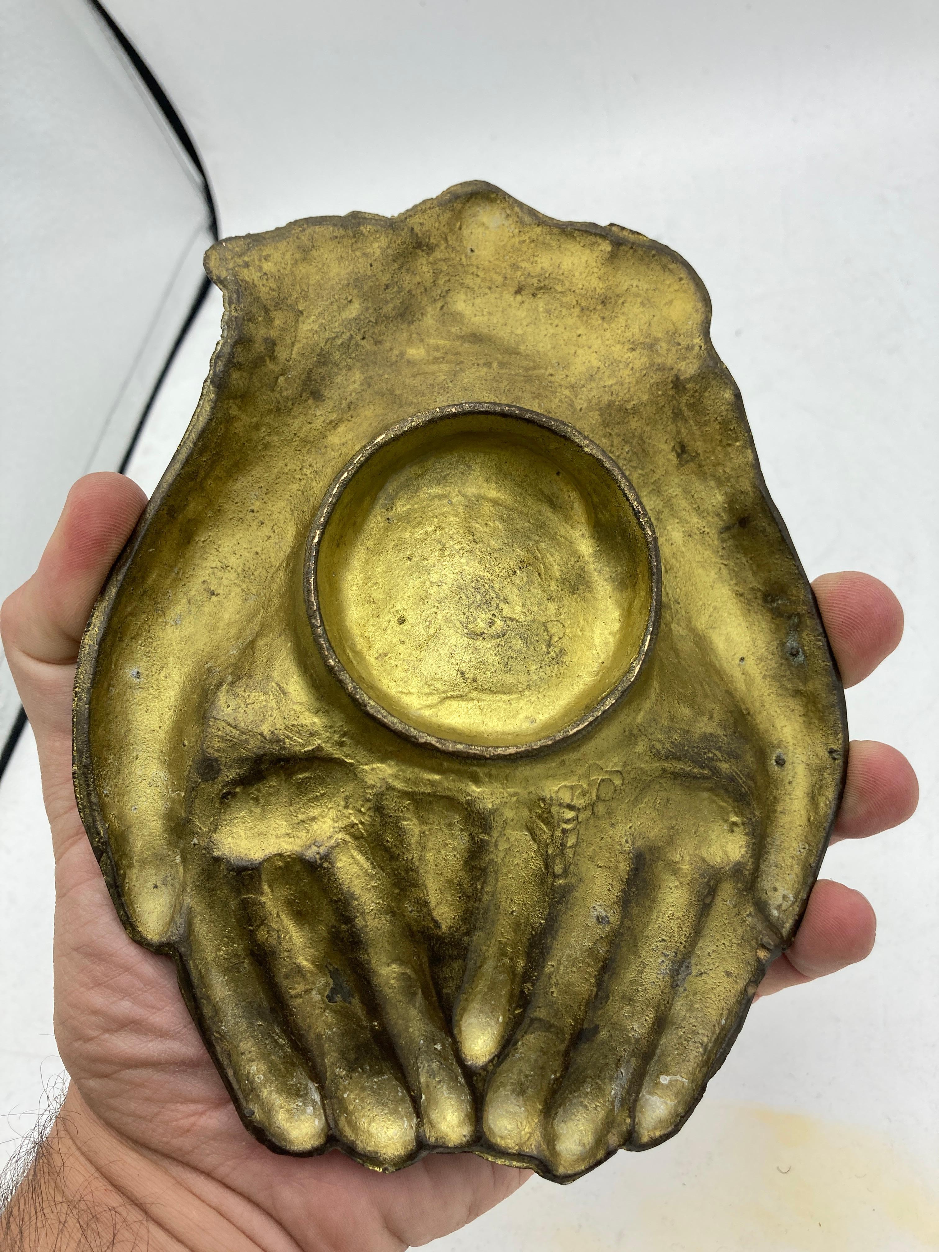 Fin du 20e siècle Vide poche en bronze des années 1970 en vente