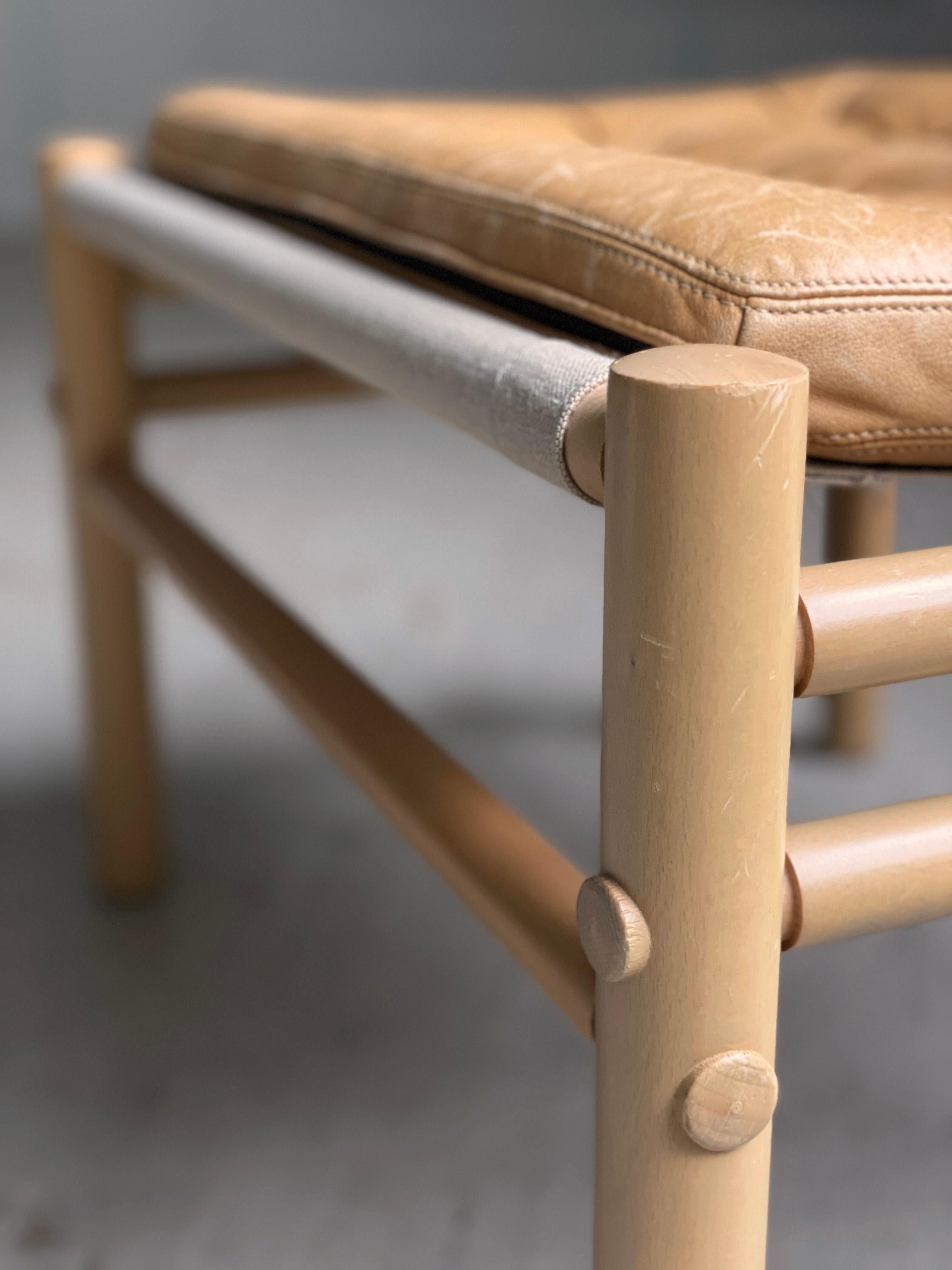 Tabouret / Ottoman Bror Boije des années 1970 pour Dux of Sweden en vente 3