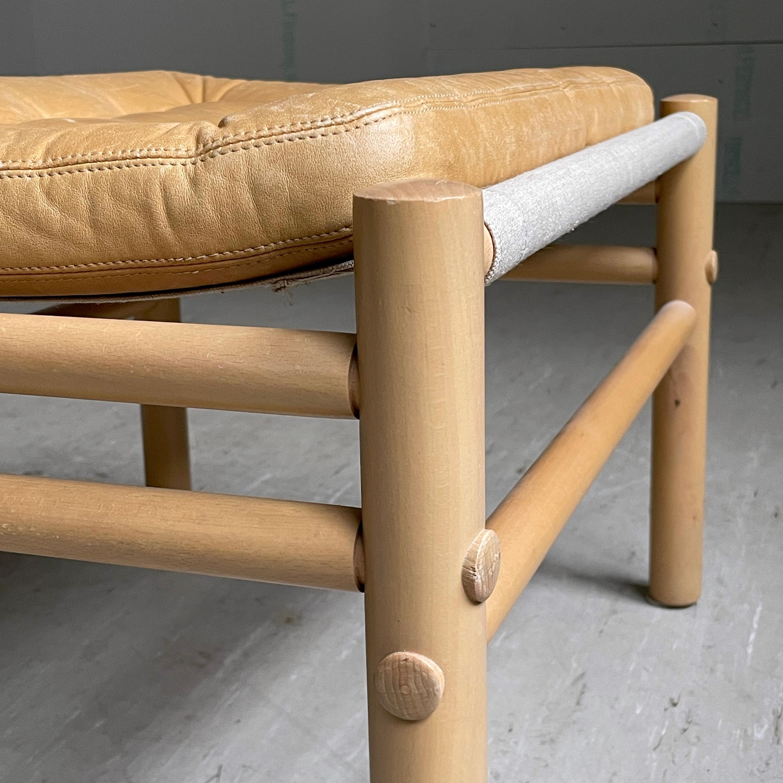 Tabouret / Ottoman Bror Boije des années 1970 pour Dux of Sweden en vente 4