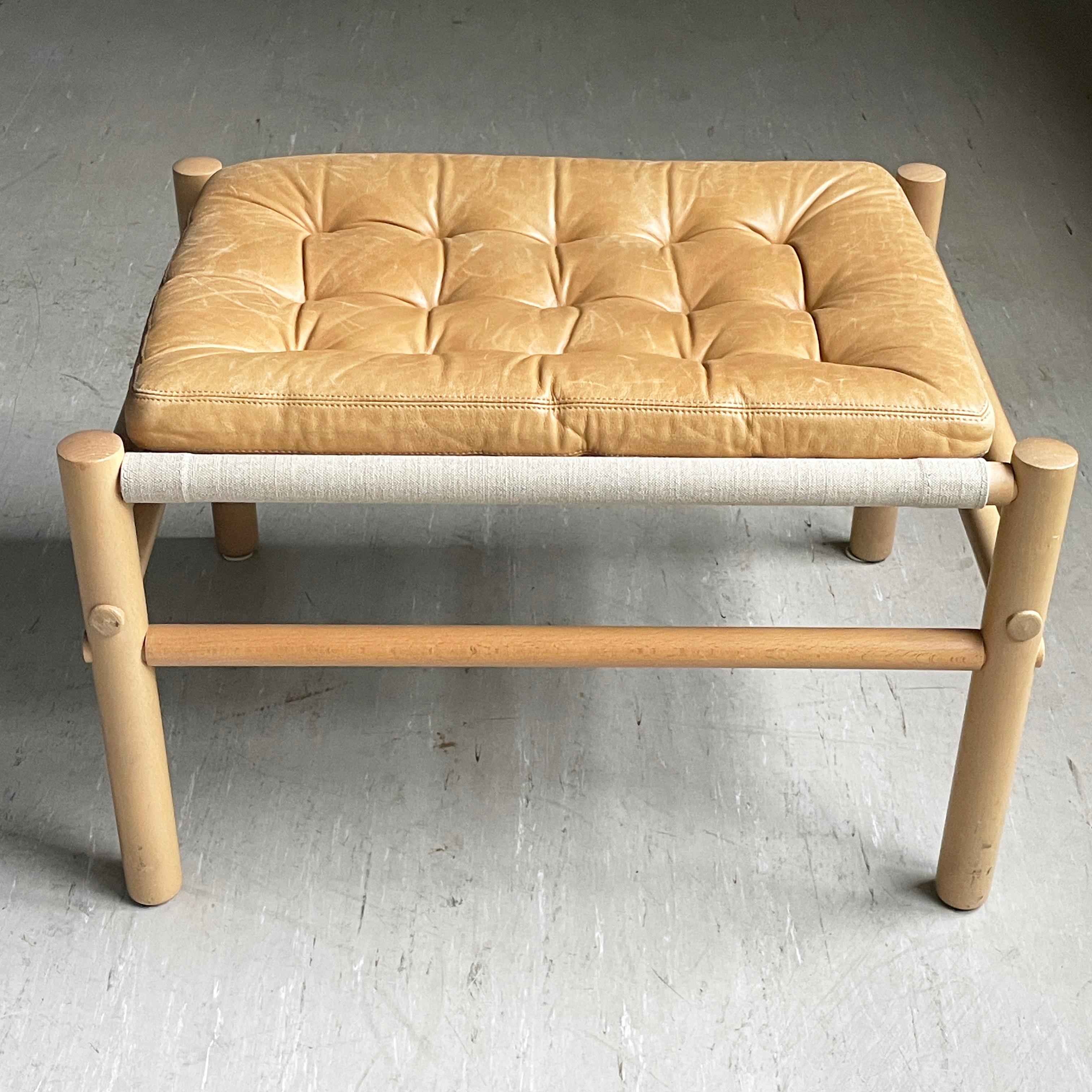 Mid-Century Modern Tabouret / Ottoman Bror Boije des années 1970 pour Dux of Sweden en vente