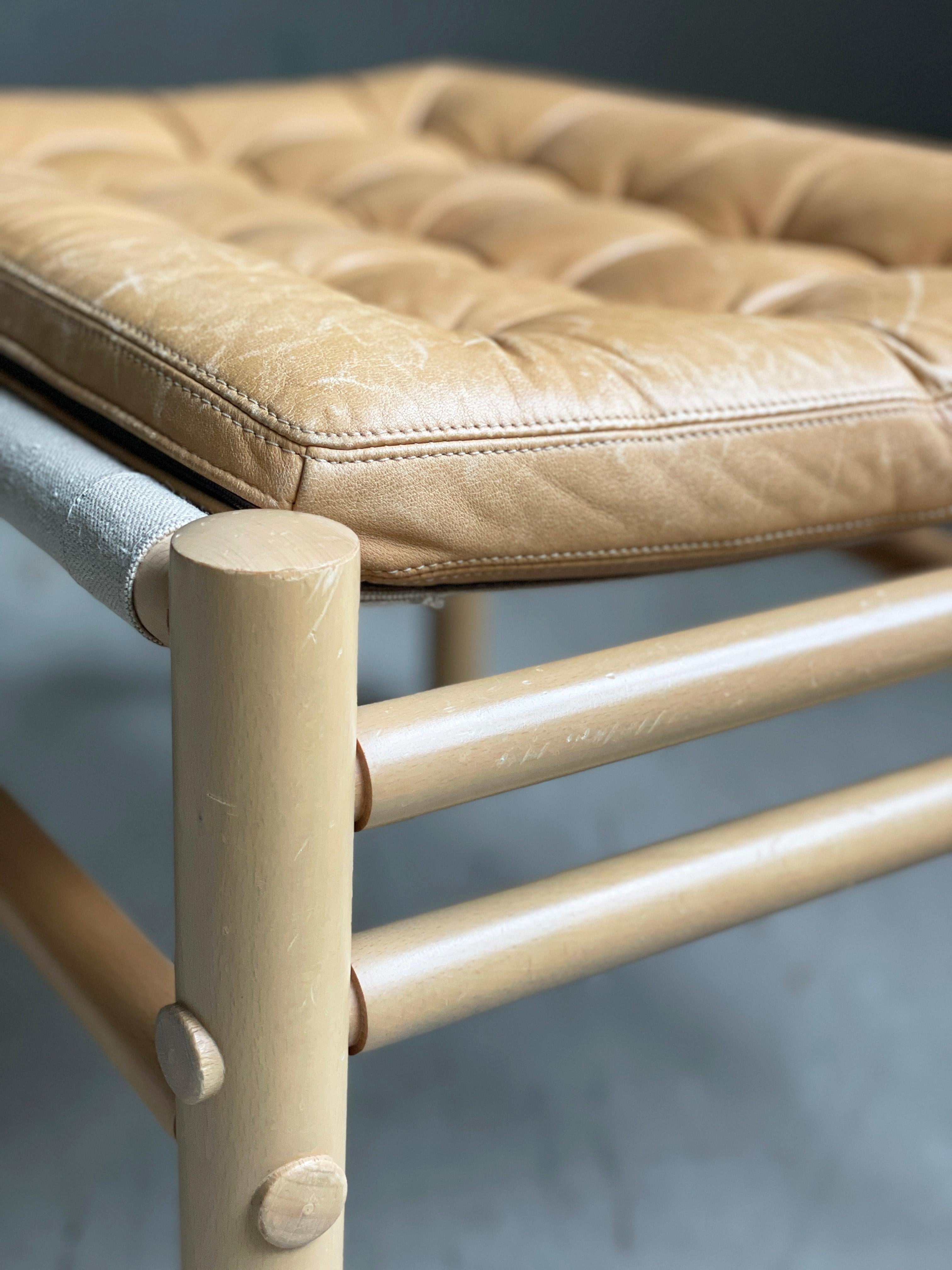 Tabouret / Ottoman Bror Boije des années 1970 pour Dux of Sweden en vente 2