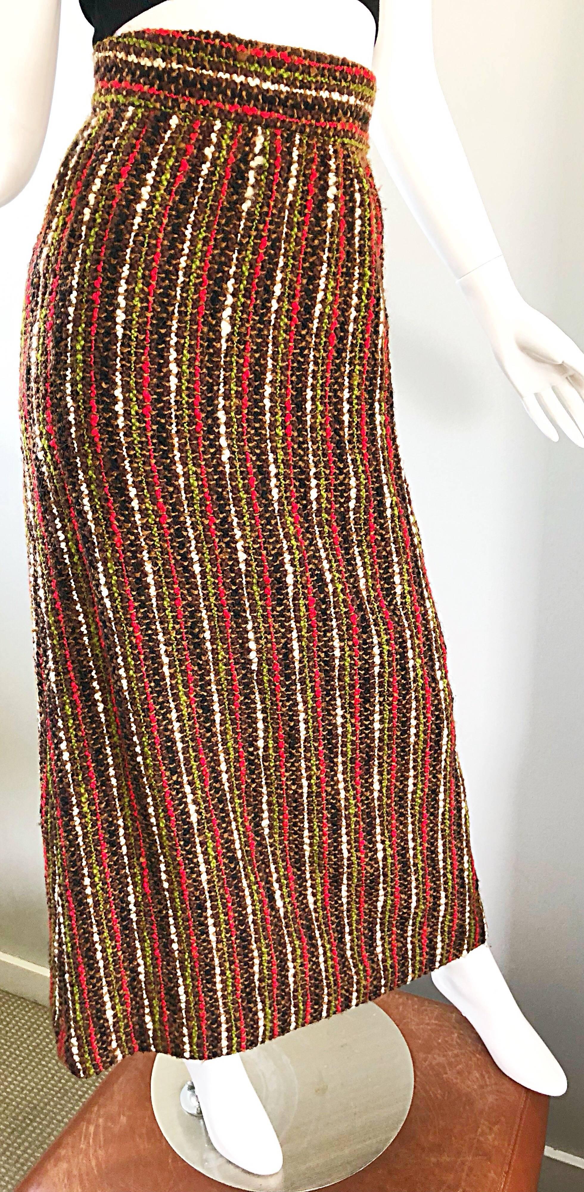 Olive green skirts 70s on sale