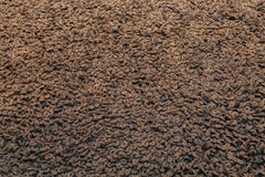 1970s Brown/Black Curly Carpet Dutch Design