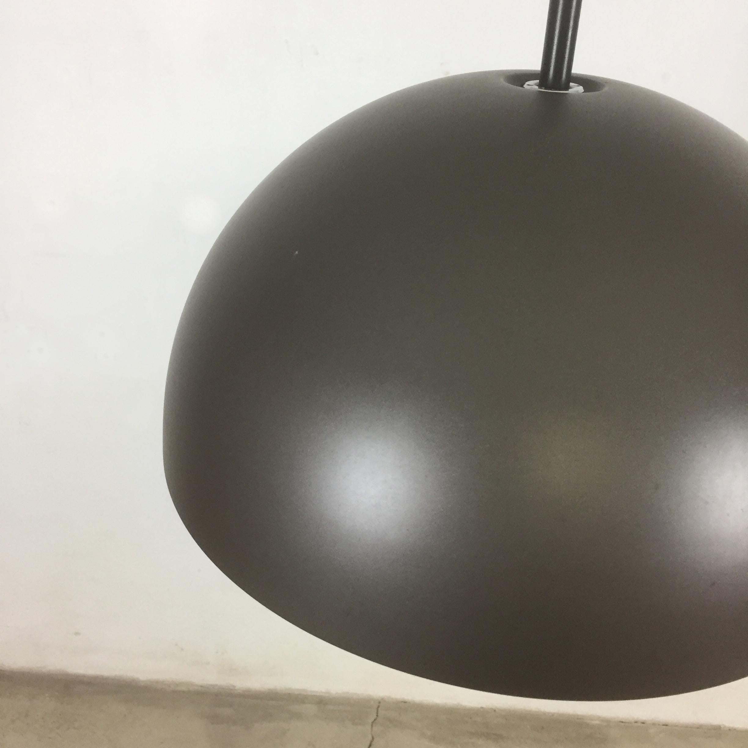 Late 20th Century 1970s Brown Metal Bubble Hanging Light by Rolf Krüger for Staff Lights, Germany